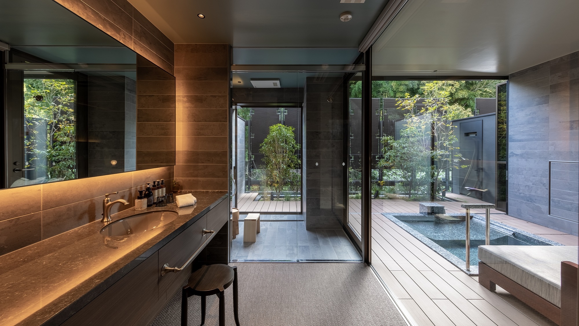 [Kino no Ma Tsuki] Precious Suite King Double Open-Air Bath (Example)