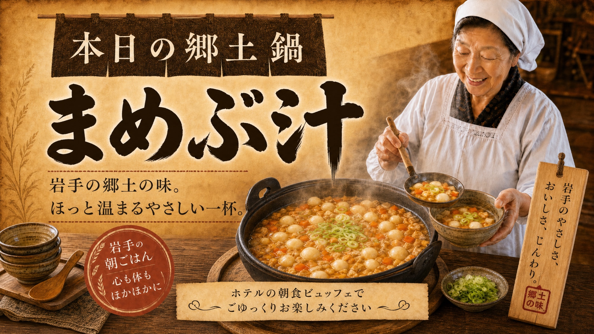 這些小餃子餡料是酸甜的核桃餡。 「豆球」是岩手郡的隱藏瑰寶。