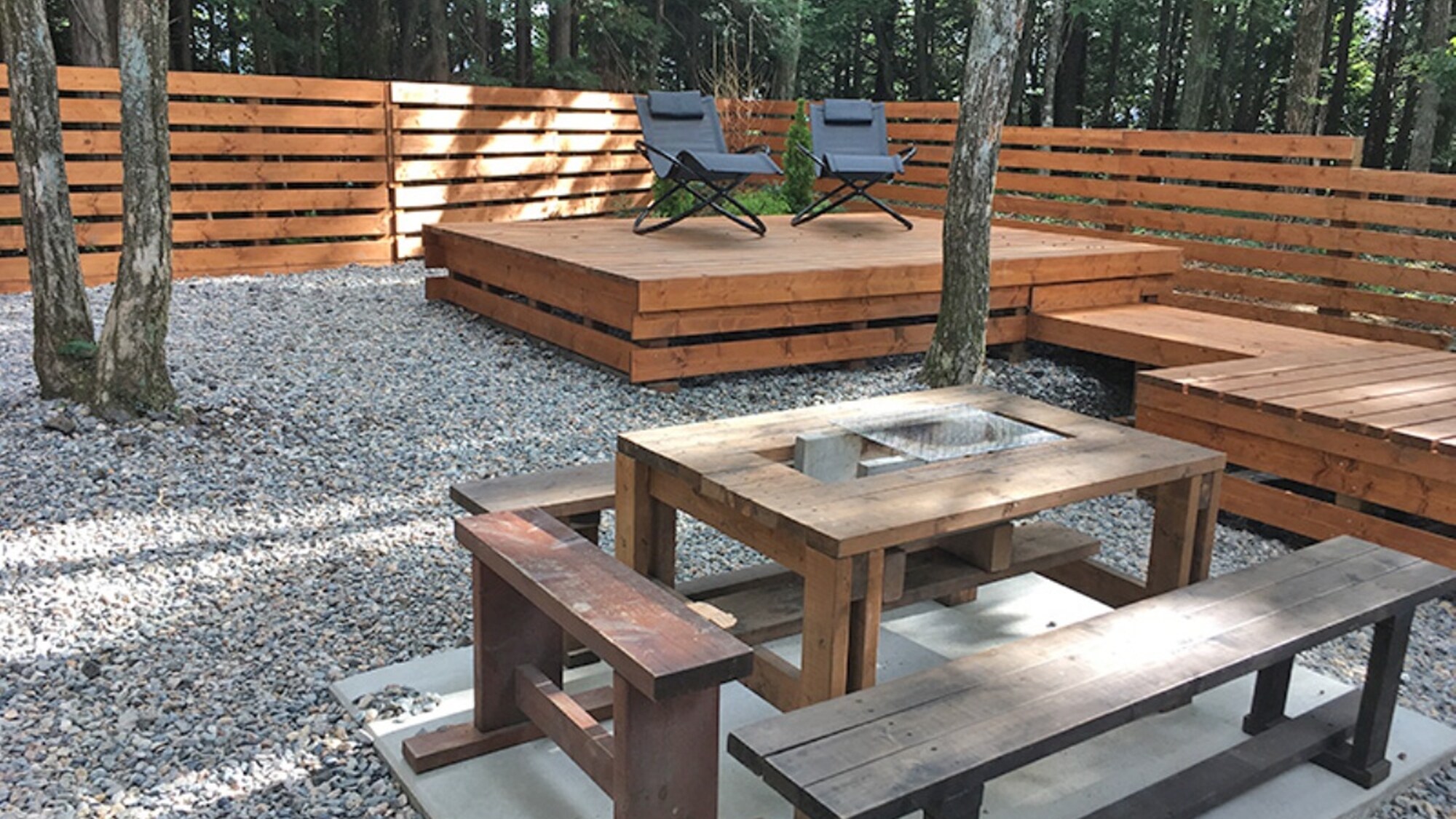 ※【設有遛狗場的小屋範例】您可以在花園裡享受燒烤♪