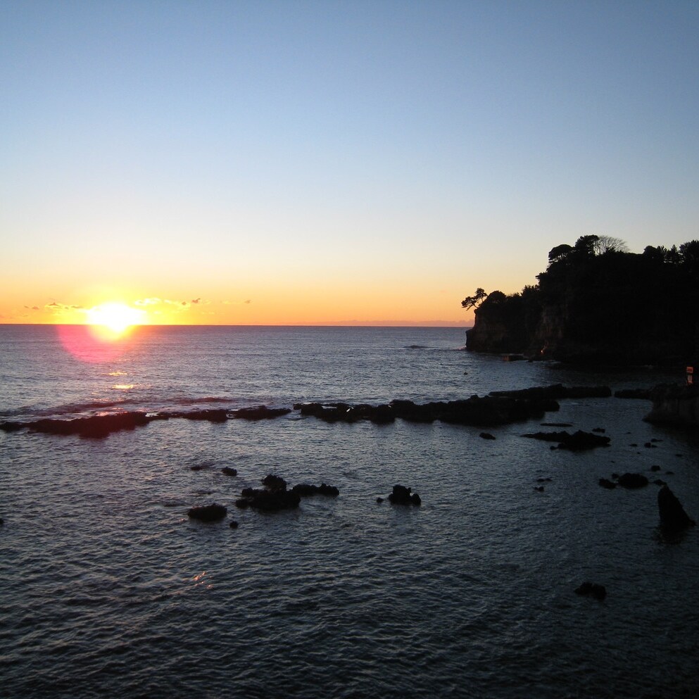 Mặt trời buổi sáng bờ biển Goura