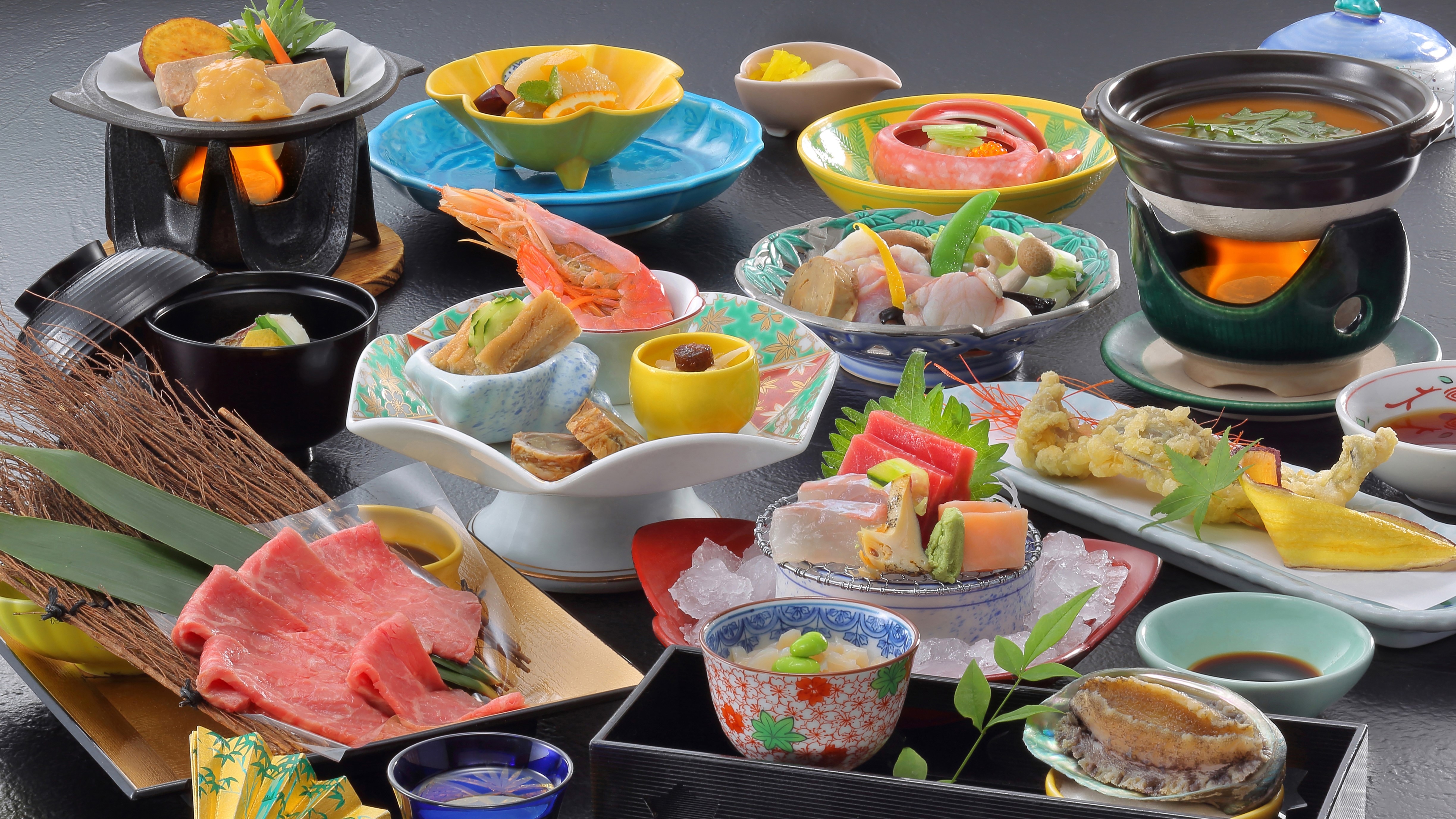 [Ví dụ về bữa tối] Kaiseki của Nhật Bản
