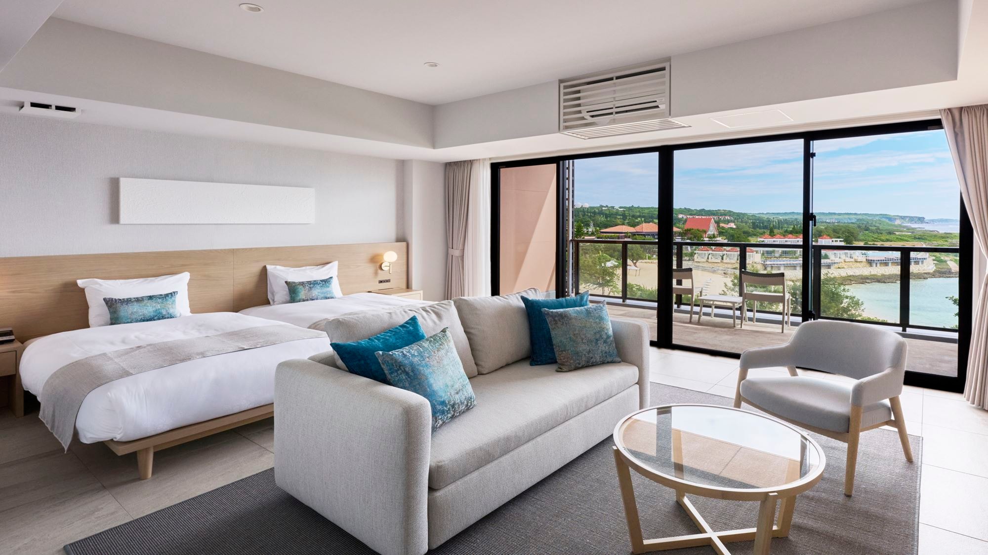 [Deluxe Large Twin (48 square meters/2nd-4th floors) <Ocean View>]