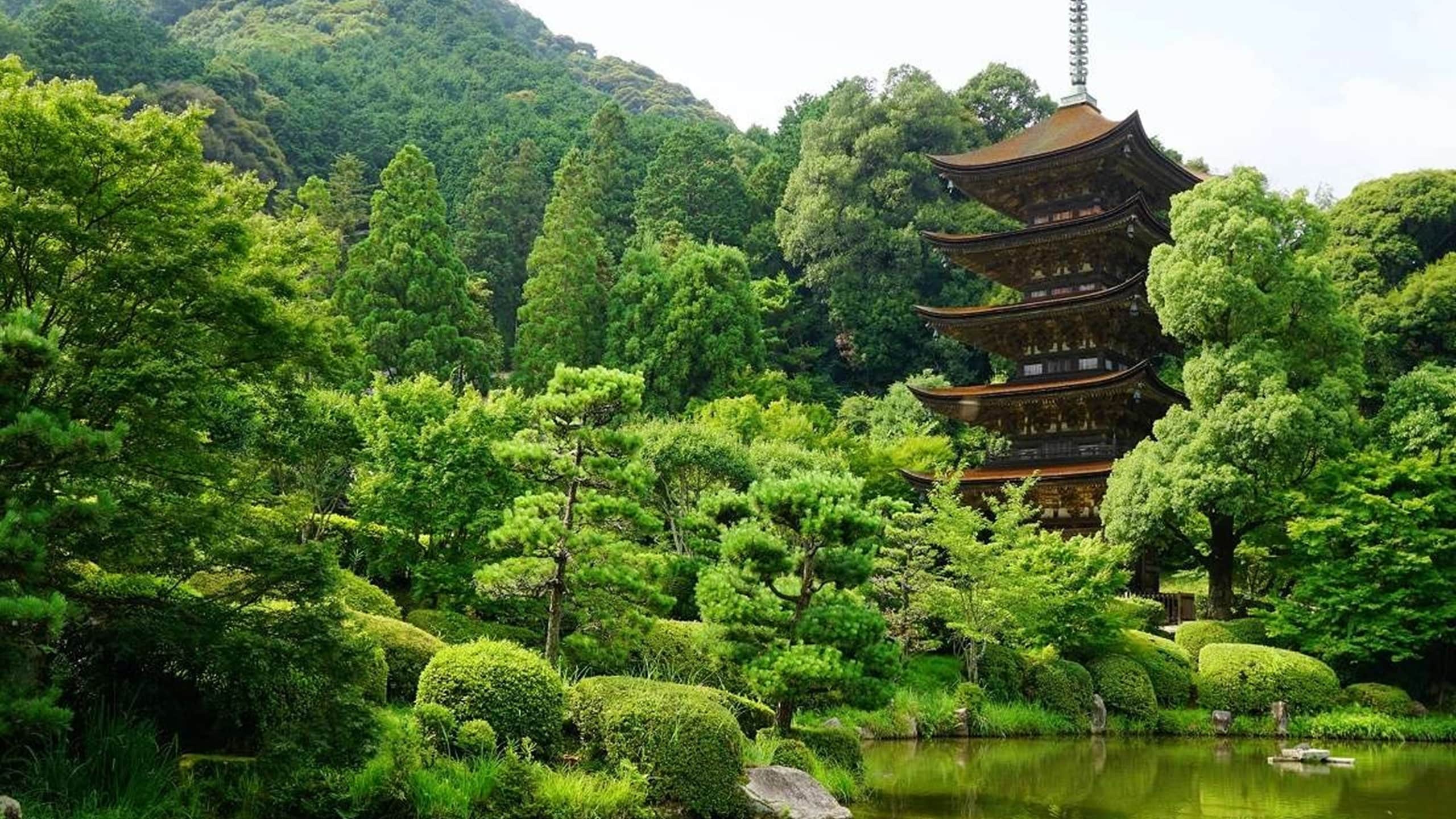 瑠璃光寺五重塔（宿ニュース用）