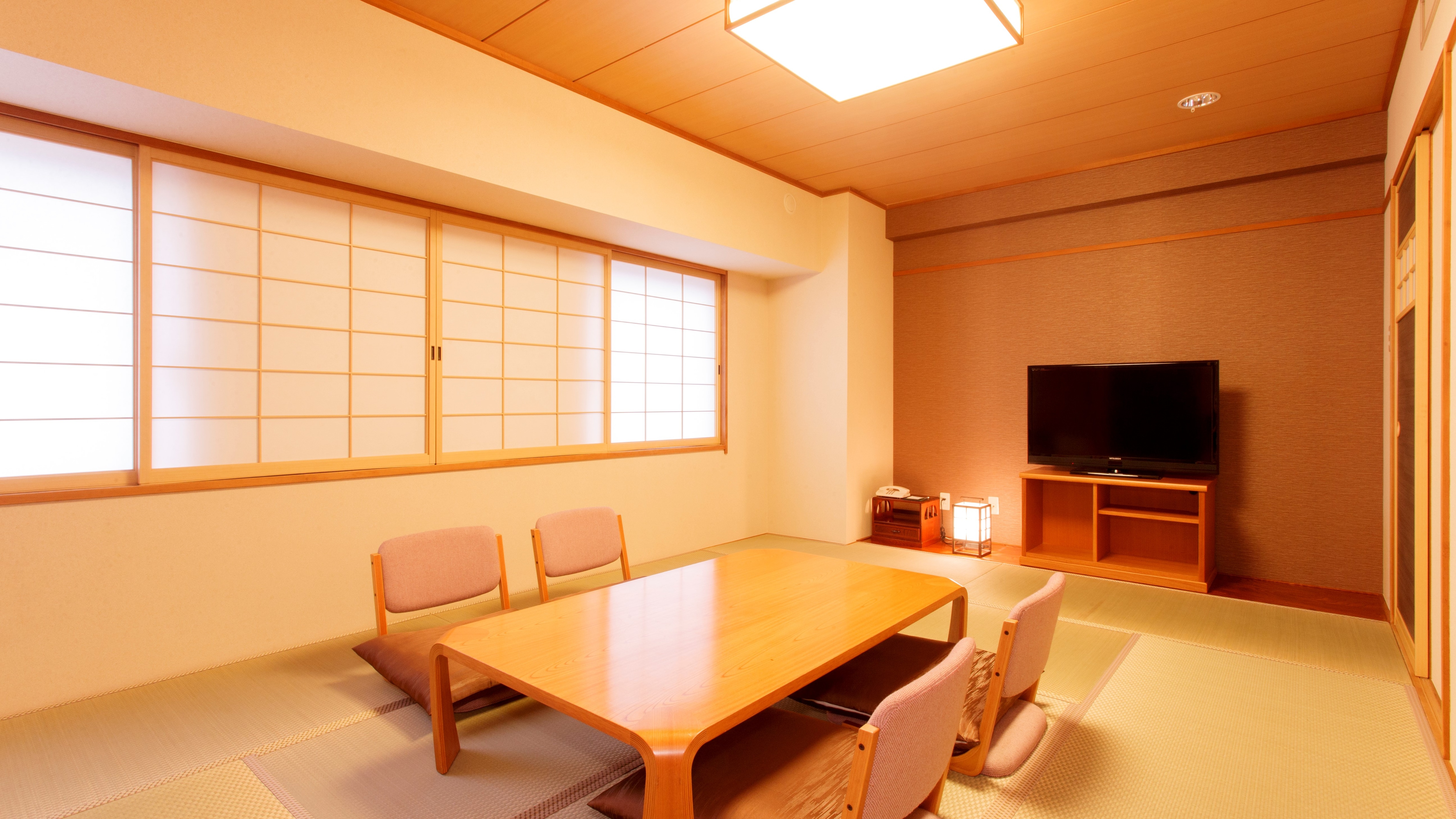 Our hotel also offers Japanese-style rooms, which are perfect for families or friends.