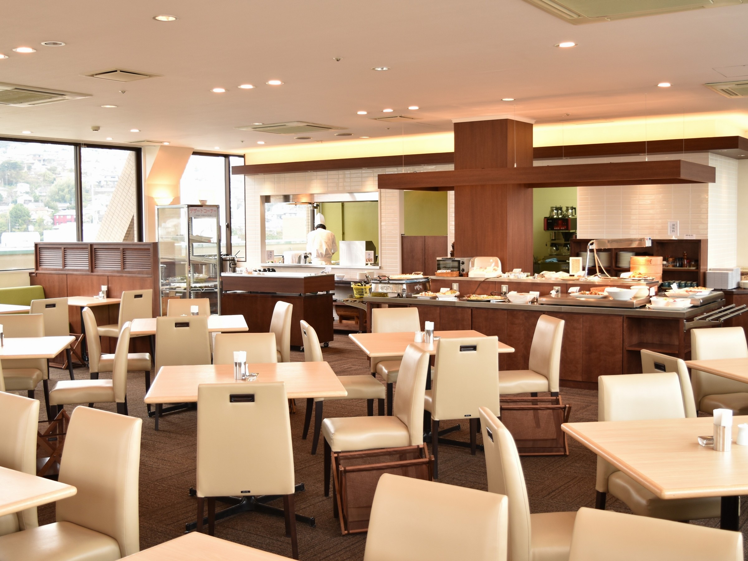 9th floor observation restaurant "Maple"
