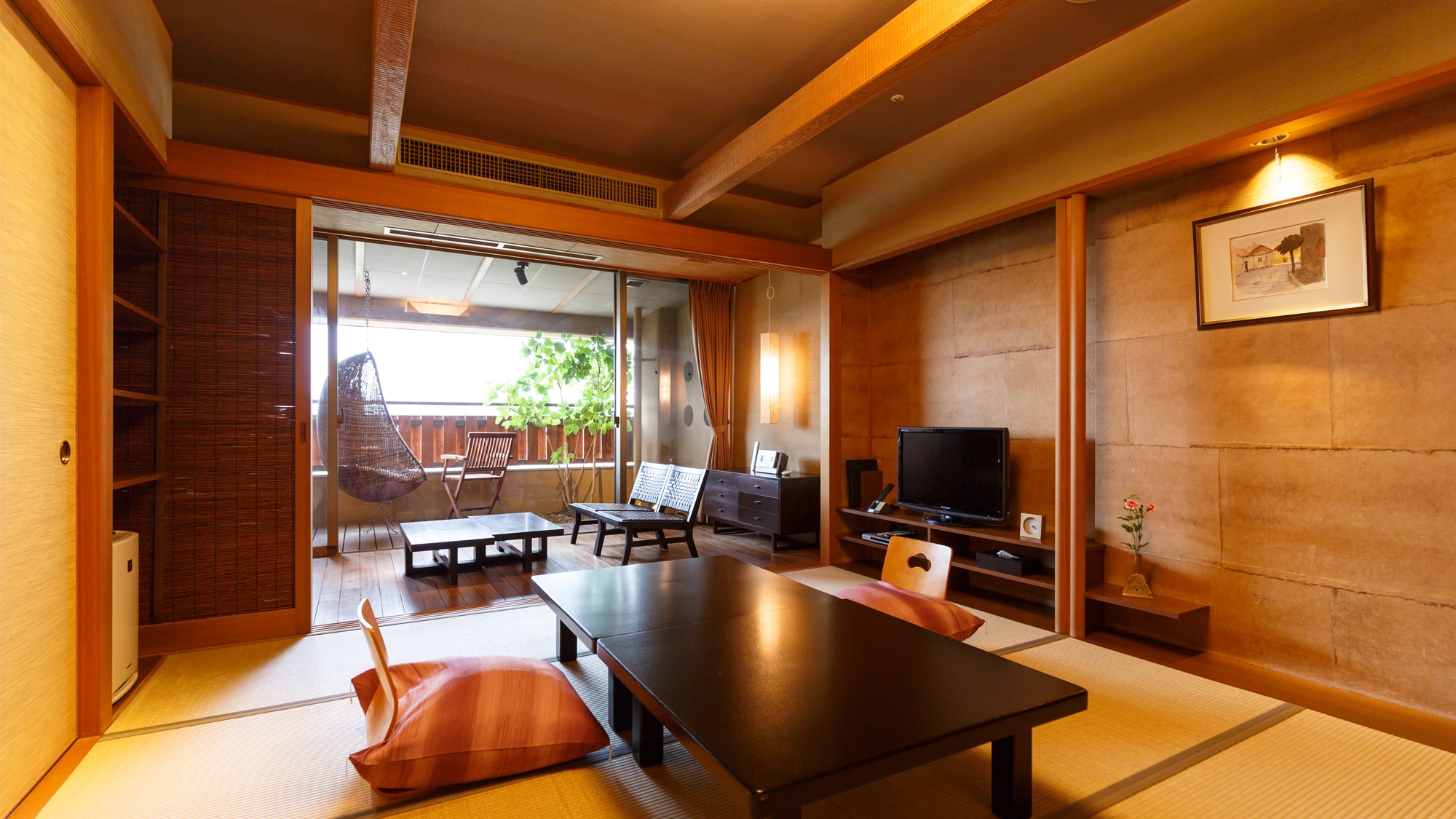 Hoshi no Wing A type suite with open-air bath Japanese and Western room