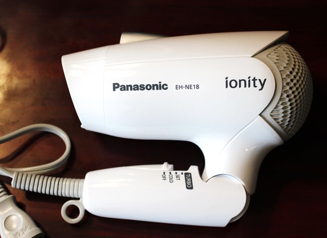 Guest room Panasonic negative ion dryer