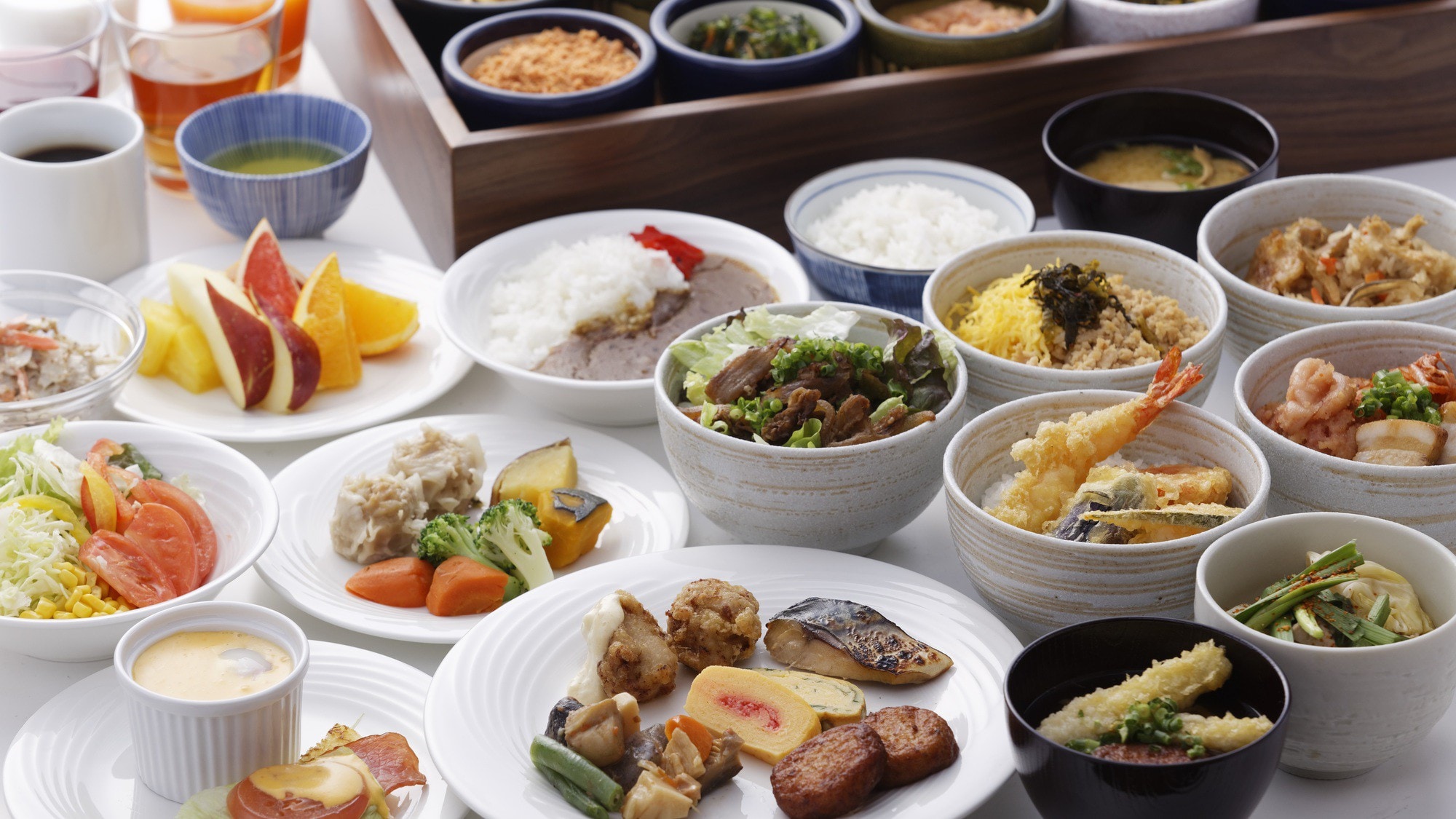 We offer a healthy breakfast with a Forza feel, ranging from Hakata specialties to Kyushu specialties and standard menu items.