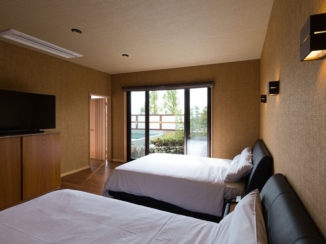■特別房間“竹”■帶露天浴池的日式和西式房間*包括夏季限定游泳池