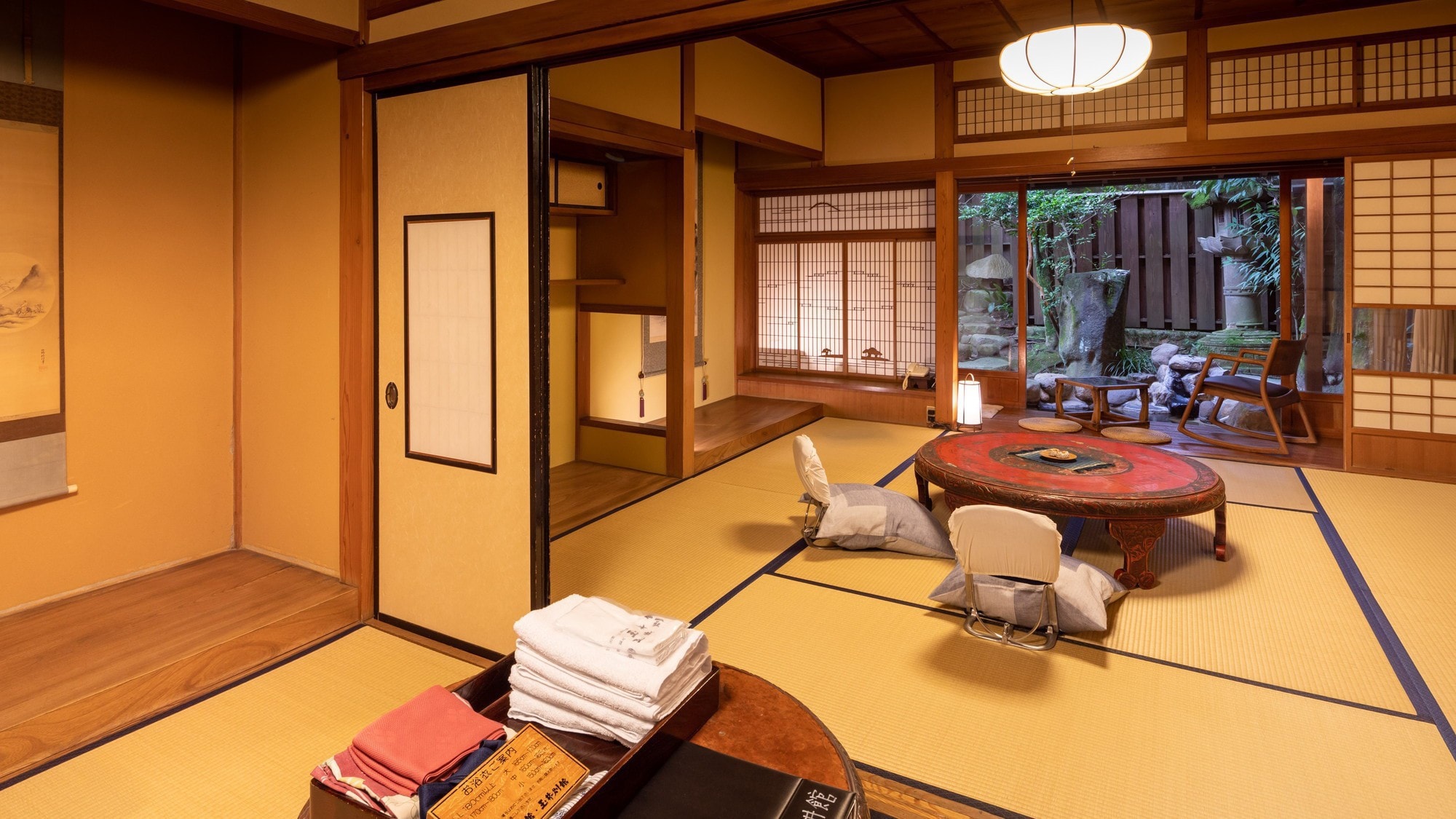 "Satsuki" guest room with an open-air bath with natural hot spring water