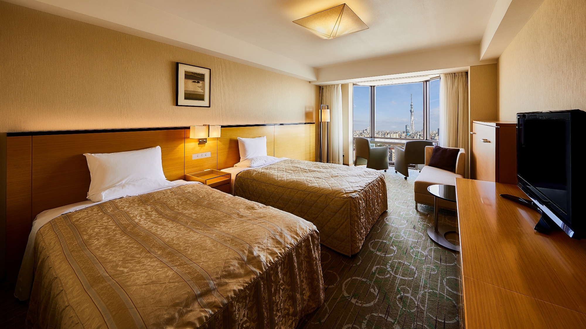 Standard twin room Sky Tree side