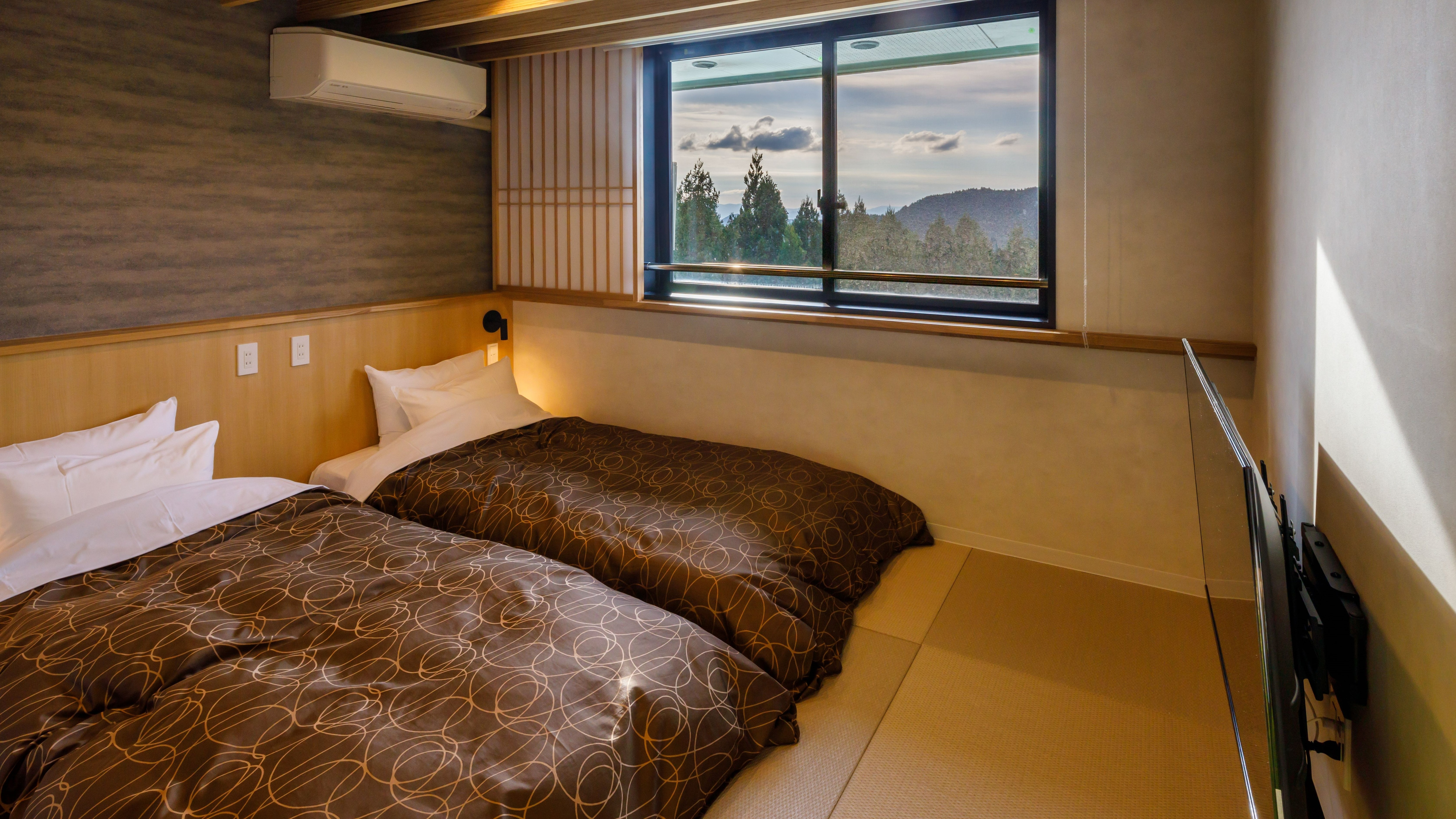 Moderate Japanese-Western room (18 square meters / Simmons bed)