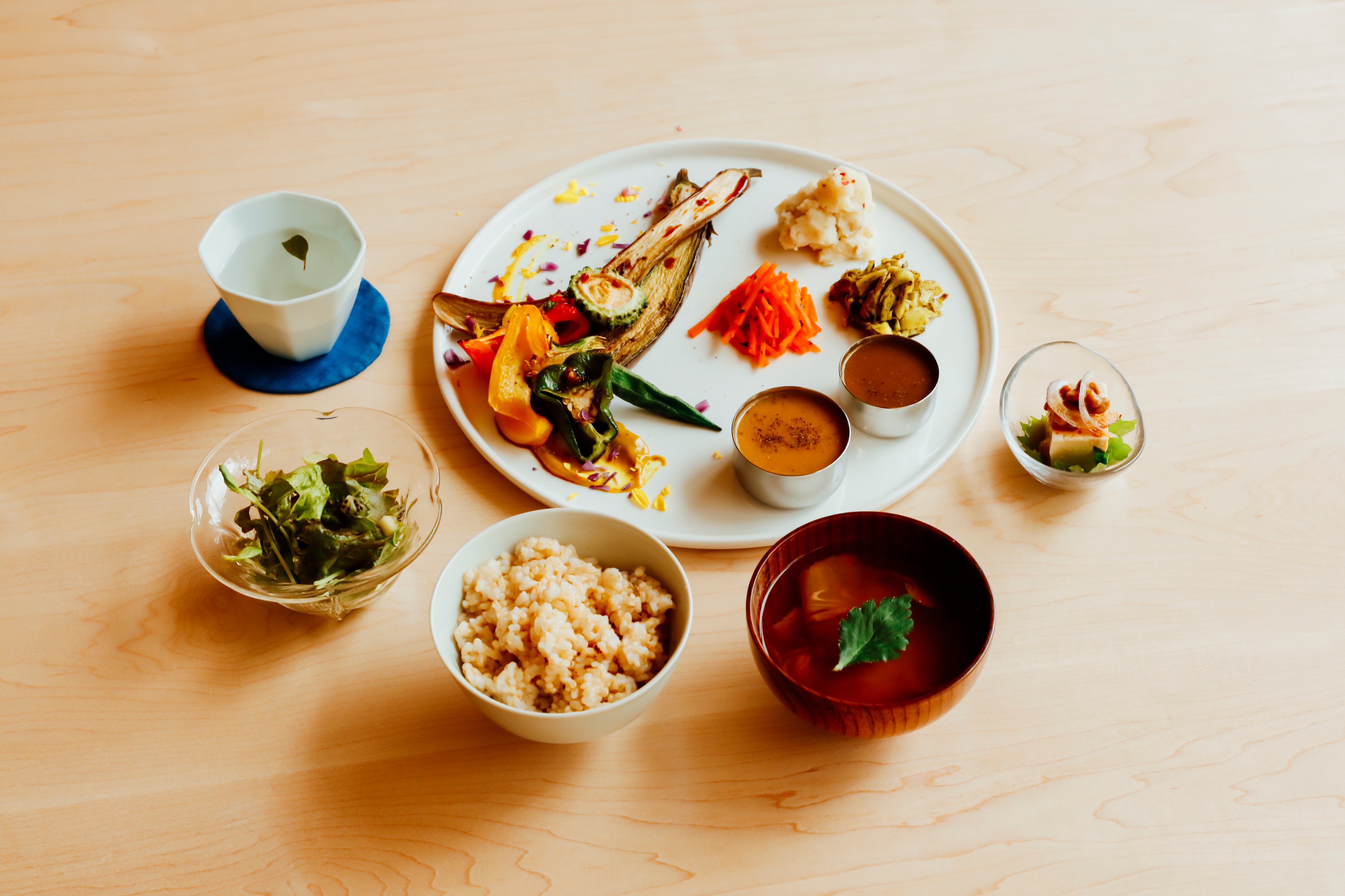 Dinner at a cottage in Takamine Forest