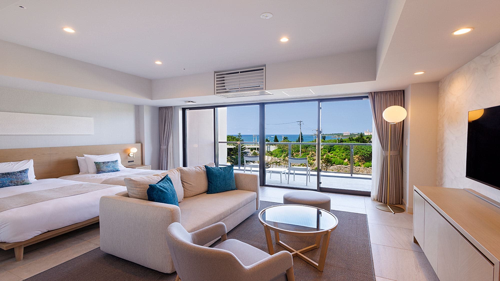 [Deluxe Large Twin (48 square meters/2nd-4th floors) <Resort view>]