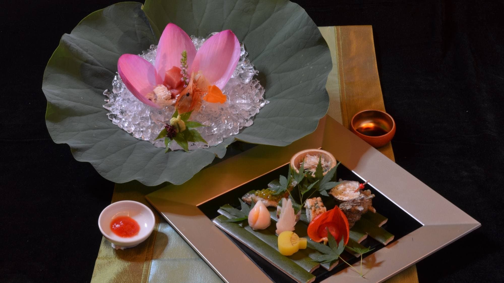 [Elegant Kaiseki] We offer a variety of dishes that are not only delicious but also beautiful to look at.