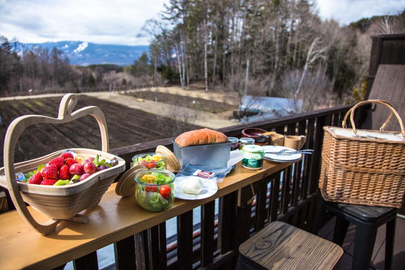Room-limited plan "Morning BOX" with open-air bath