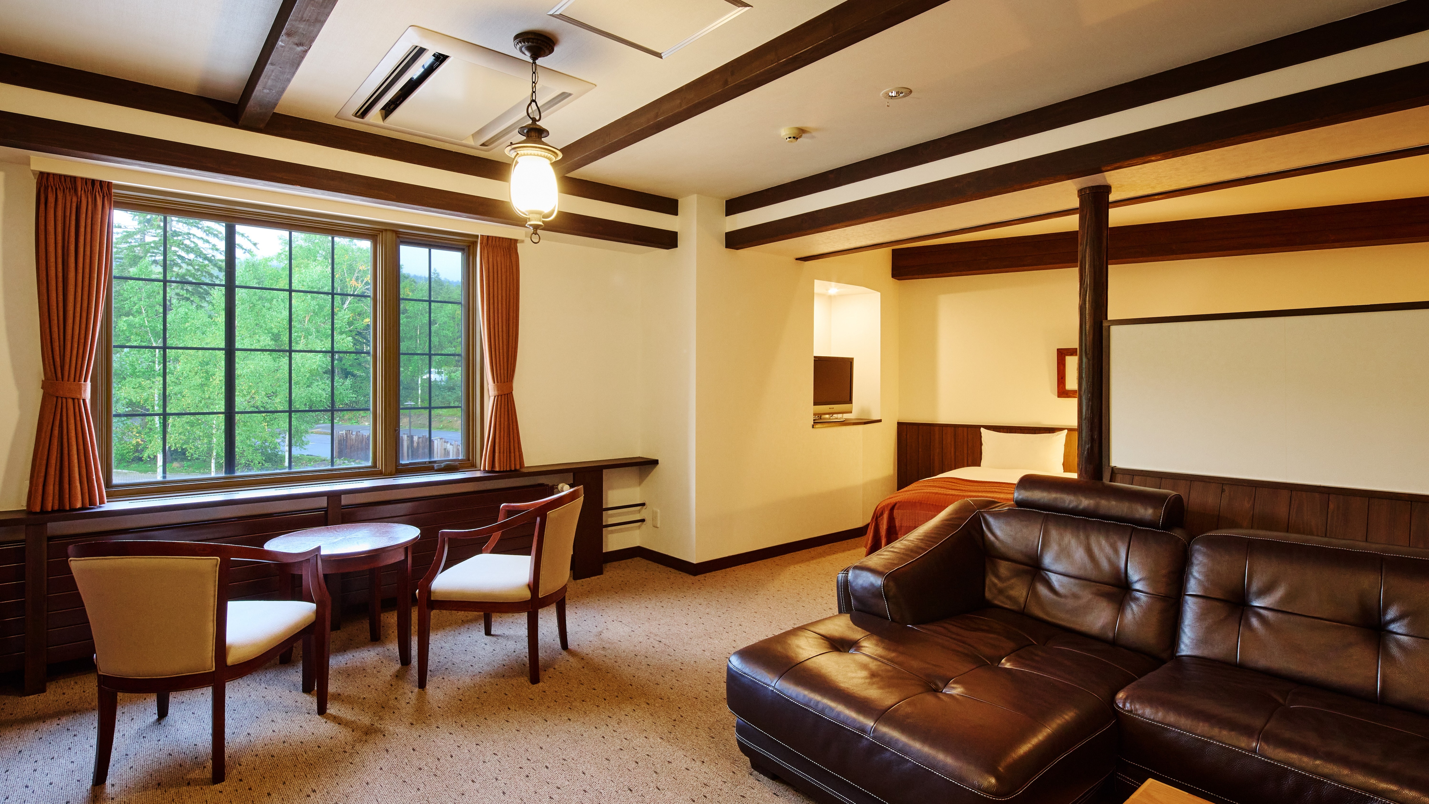 [Kamar Deluxe Twin dengan Pemandangan Gunung/42㎡]