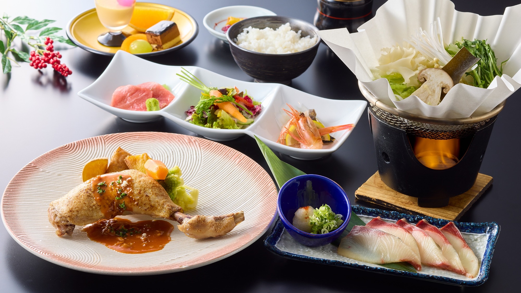 <Iro Kaiseki> *Menu example
