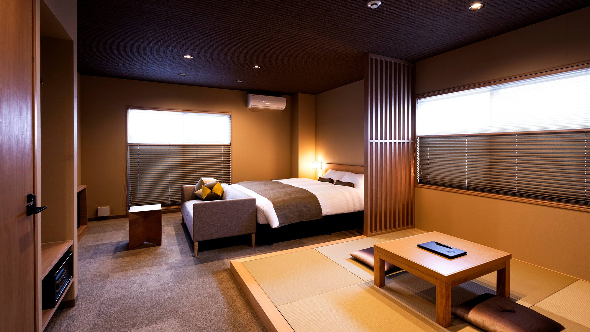 ห้องเตียงควีนไซส์สไตล์ญี่ปุ่น-ตะวันตก B