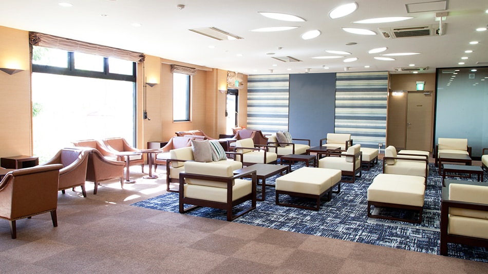 A relaxing lobby