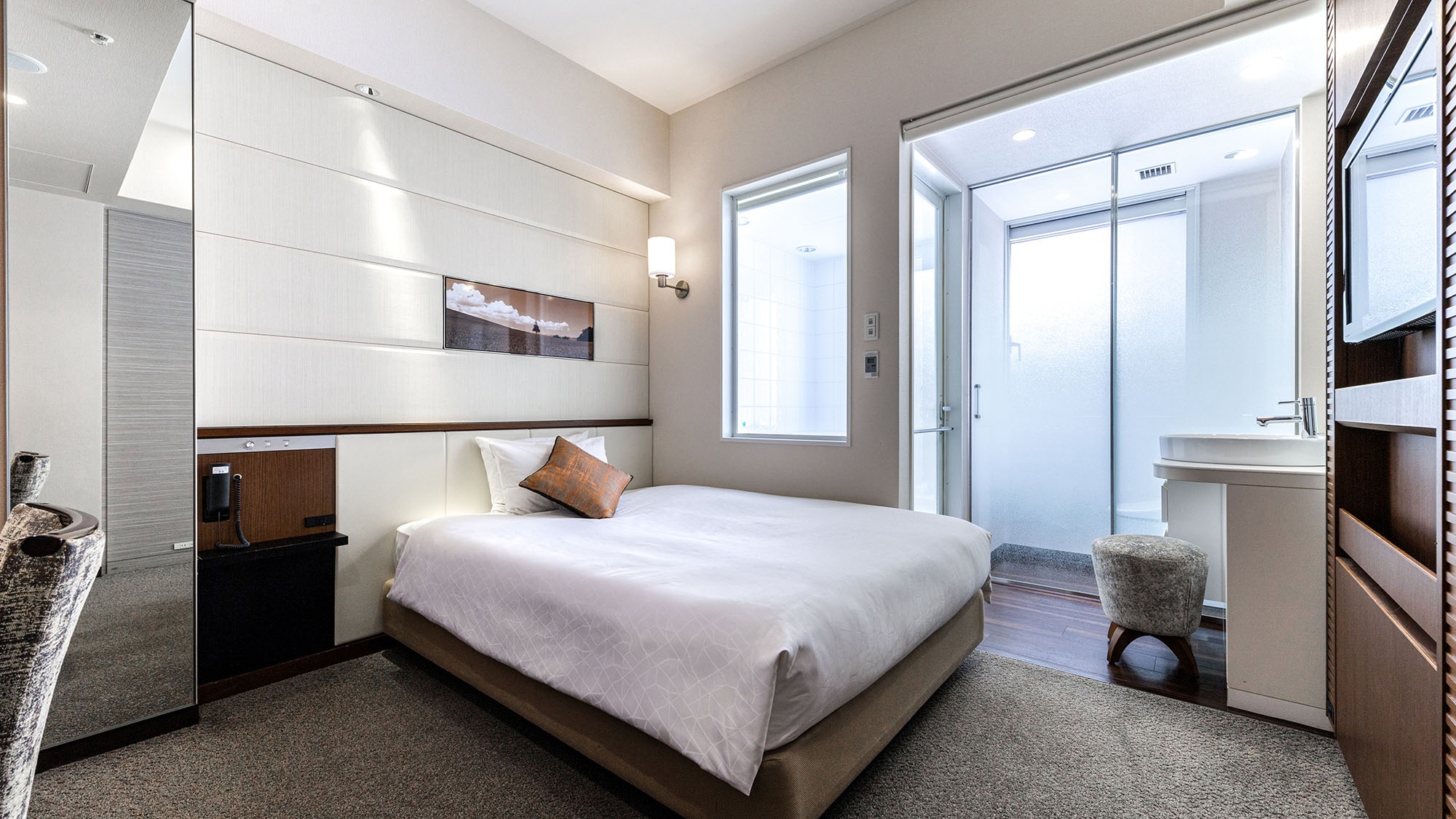 SINGLE/Single 15.4㎡ (Bed width: 140cm x 195cm, 1 bed)