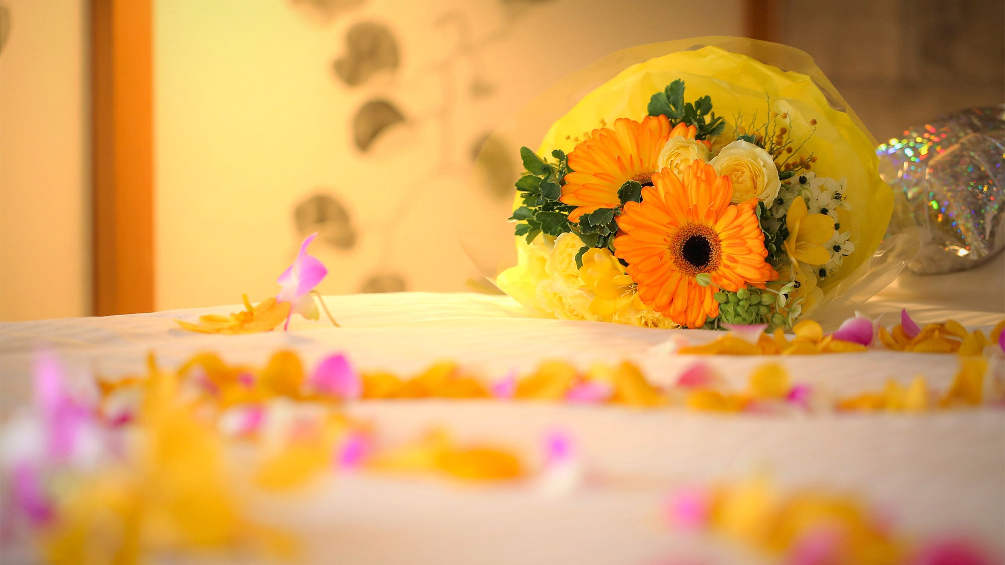 ・Surprise presentations such as bouquets of flowers ♪ How about this for anniversaries or honeymoons? (Advance reservations required)