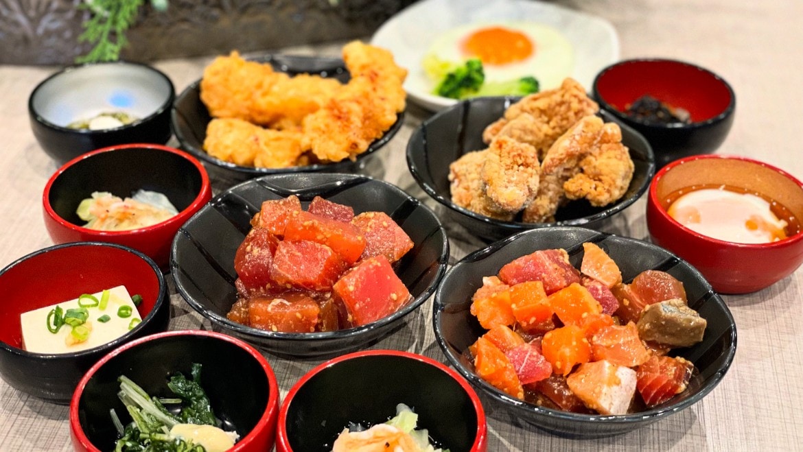 日式和西式自助餐♪