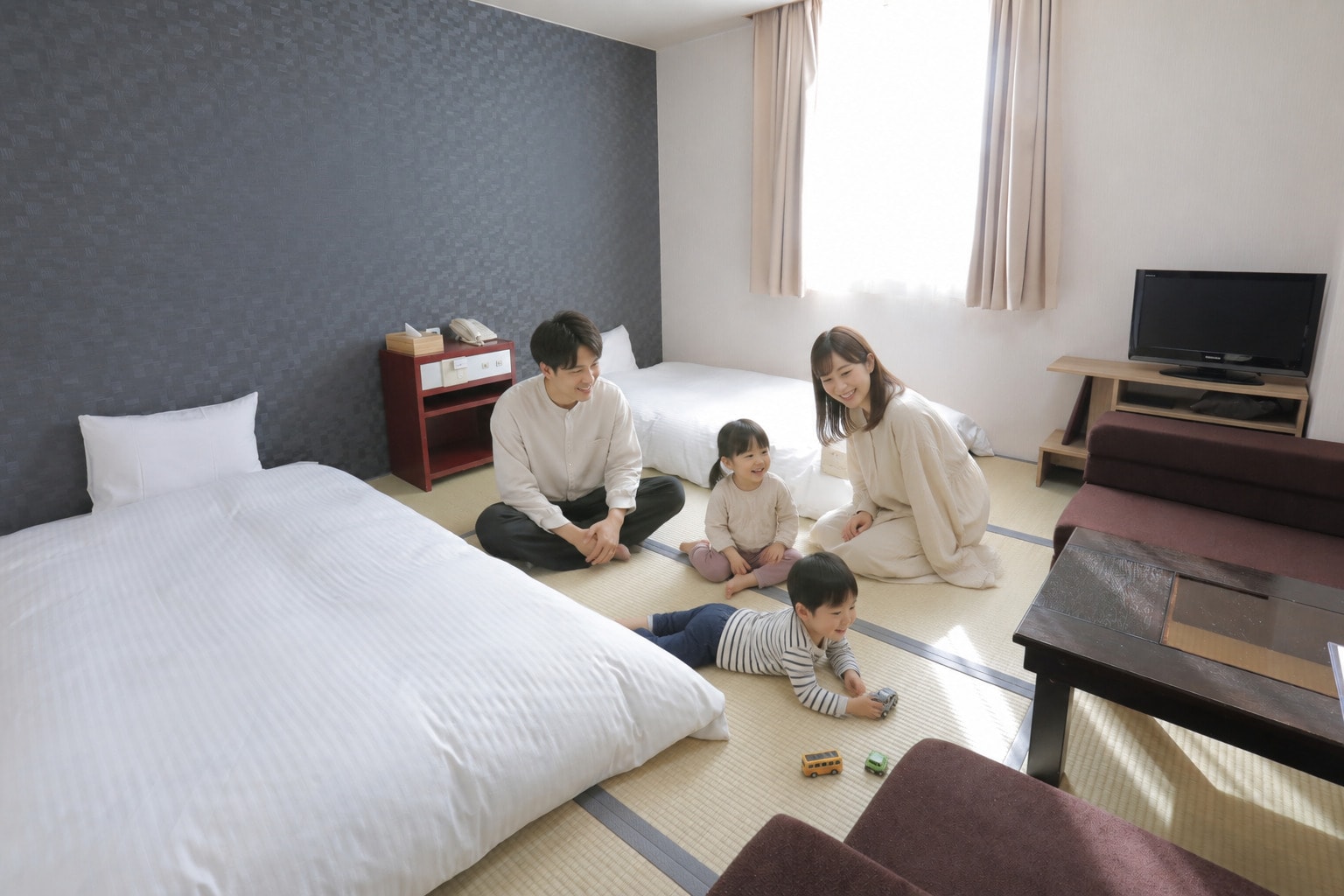 Kamar bergaya Jepang, keluarga
