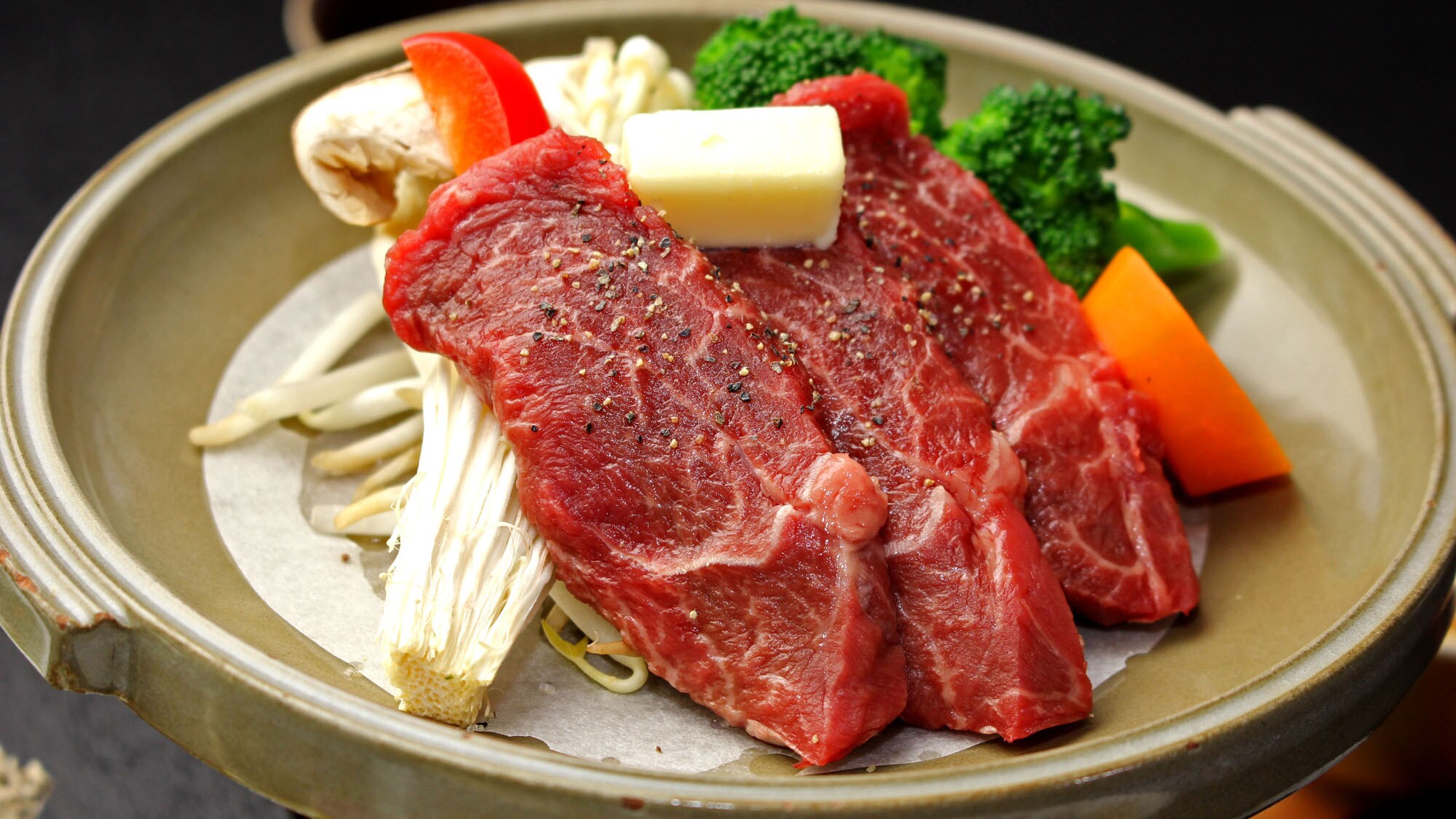 Ceramic grill ☆ Kaiseki meal example