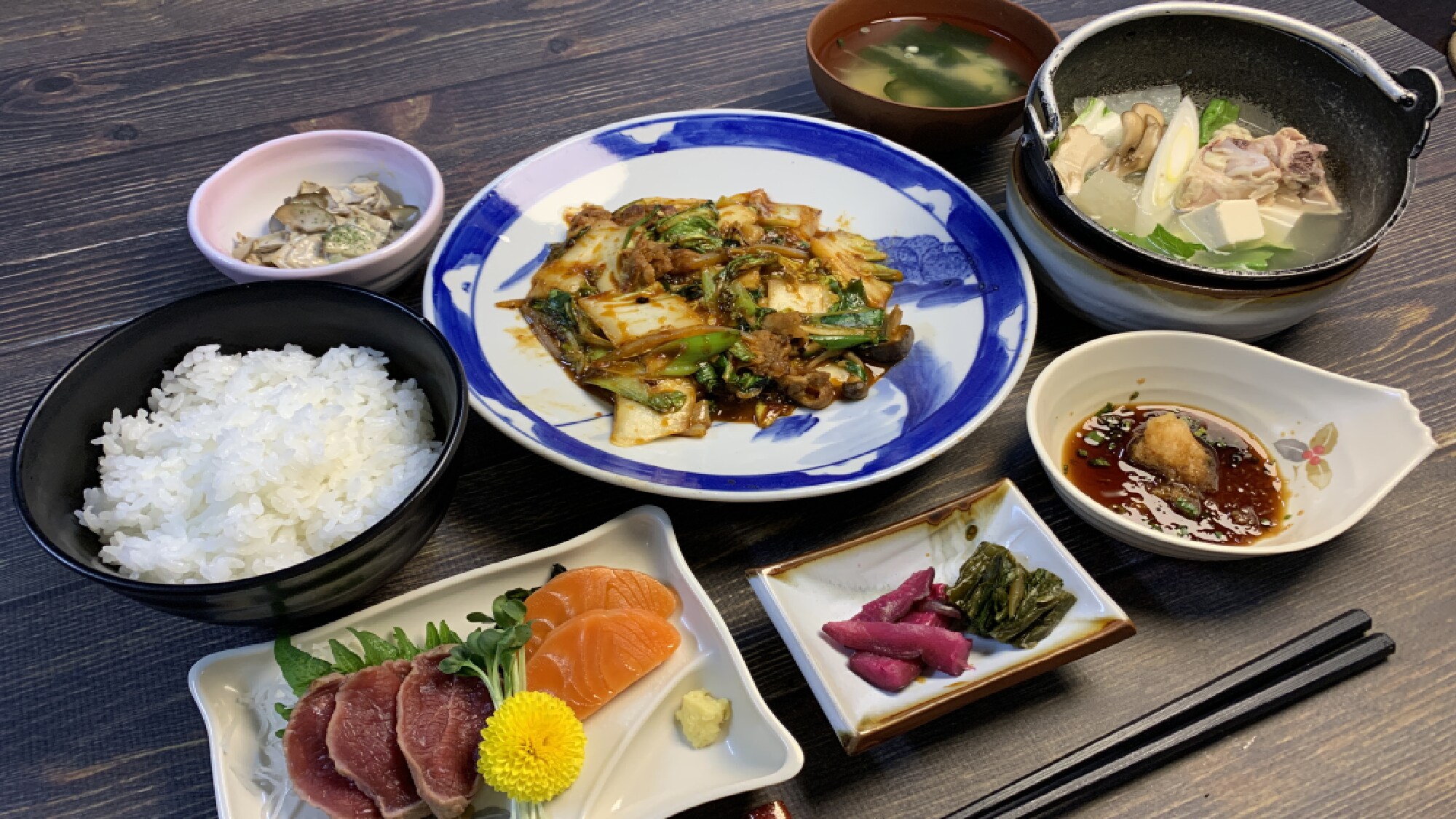 ・An example of a business plan dinner: We will prepare a well-balanced meal.