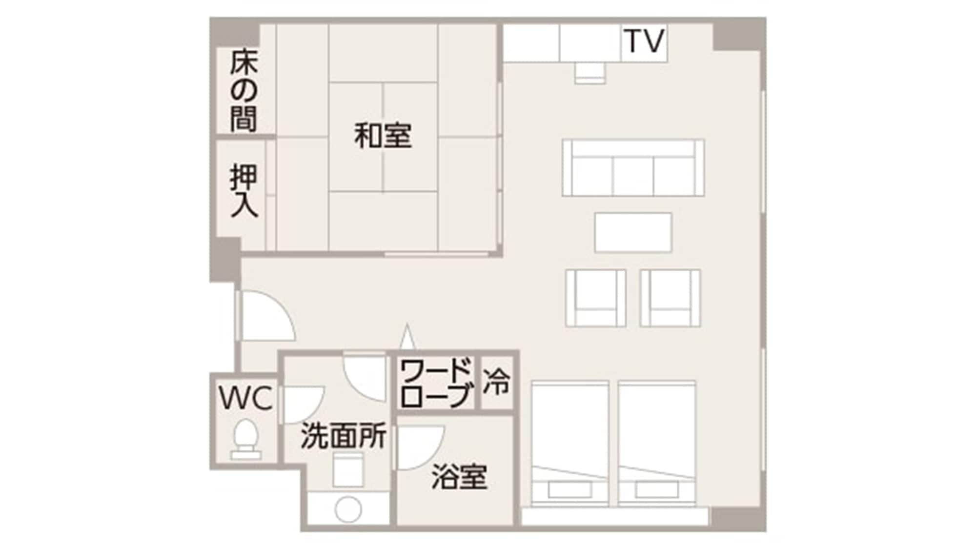 ■[Floor plan] Junior suite