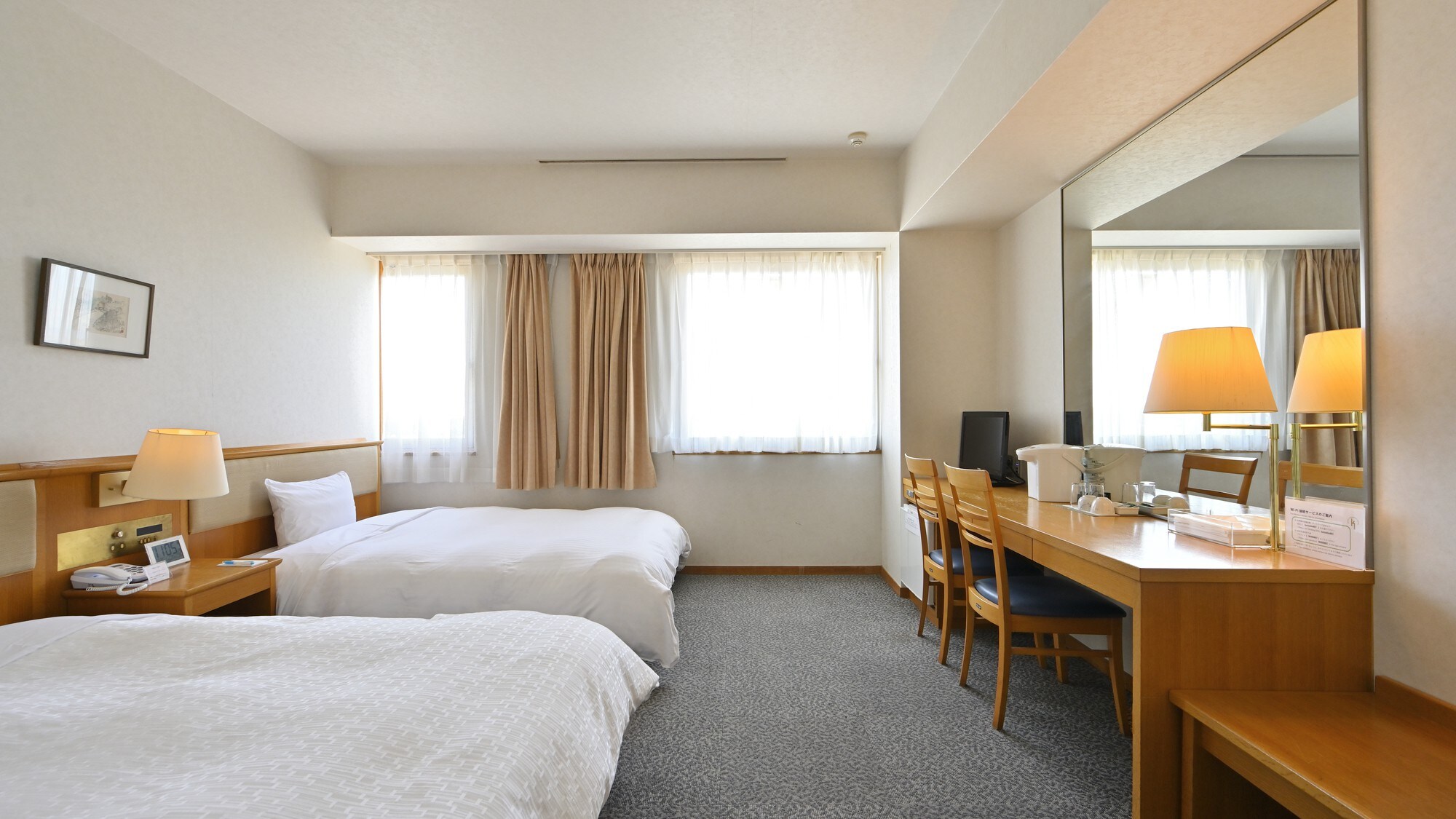 ■ [Deluxe Twin] (27 square meters) Bed width 140 cm