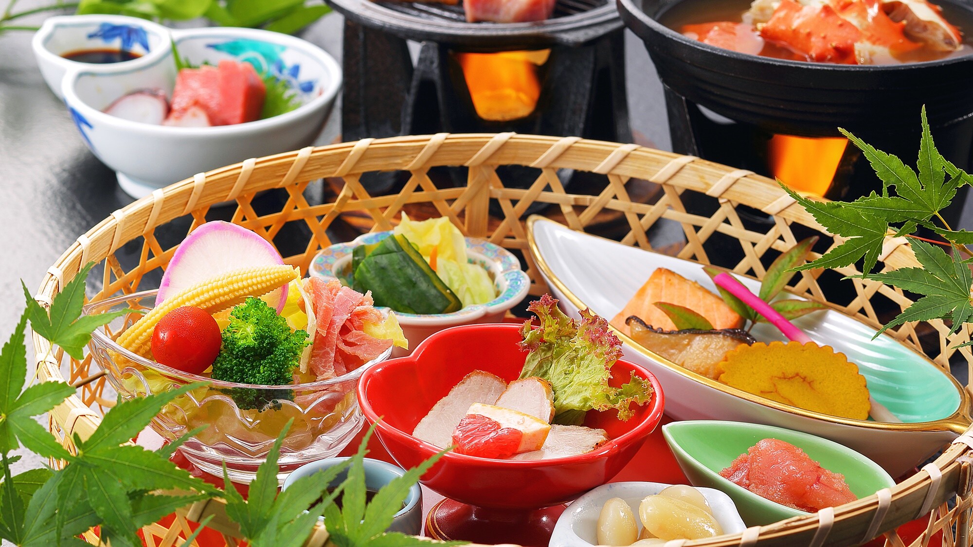 [Ví dụ về bữa sáng] Bộ đồ ăn Nhật Bản nhiều màu sắc, kích thước tám inch