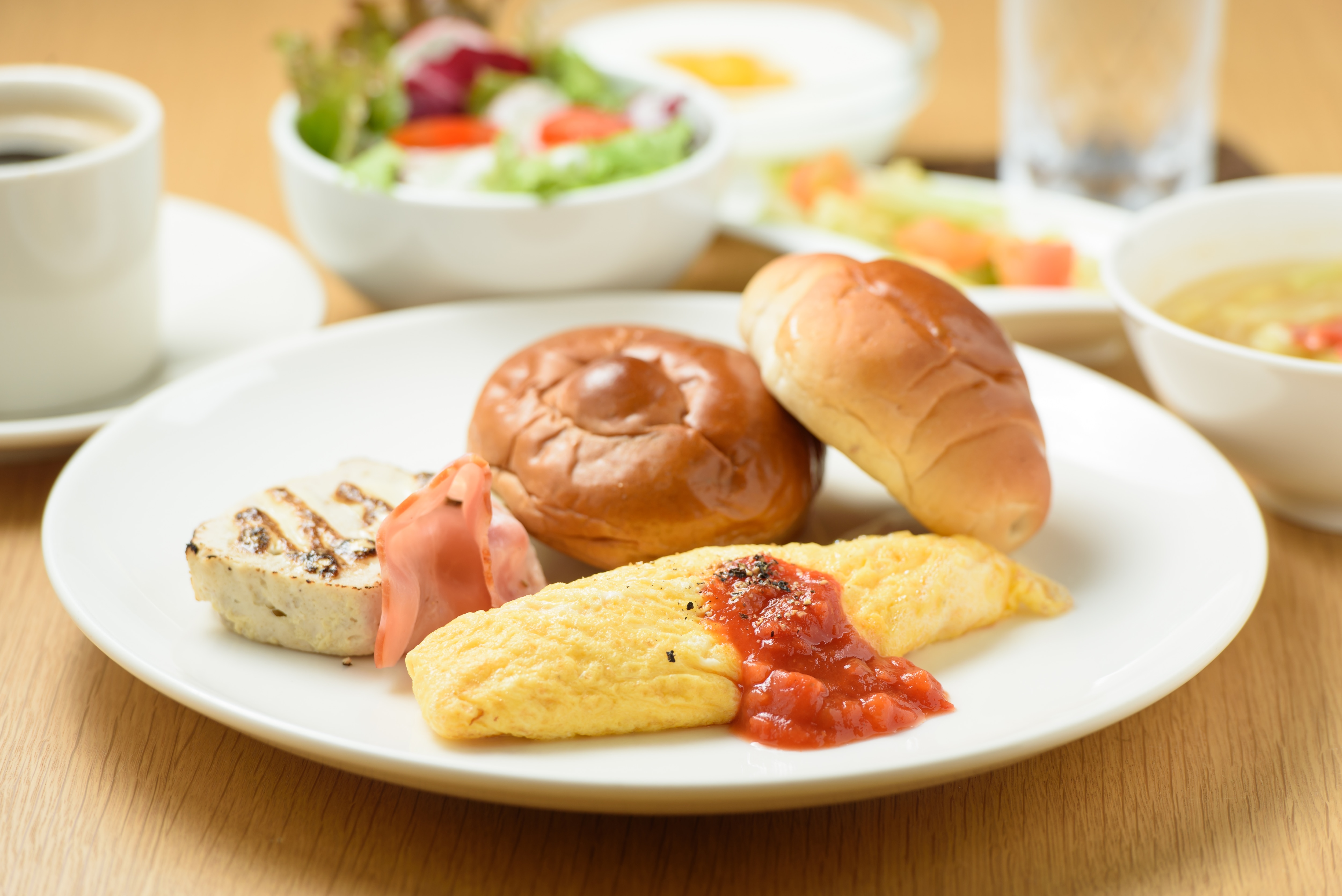 Breakfast on a certain day①