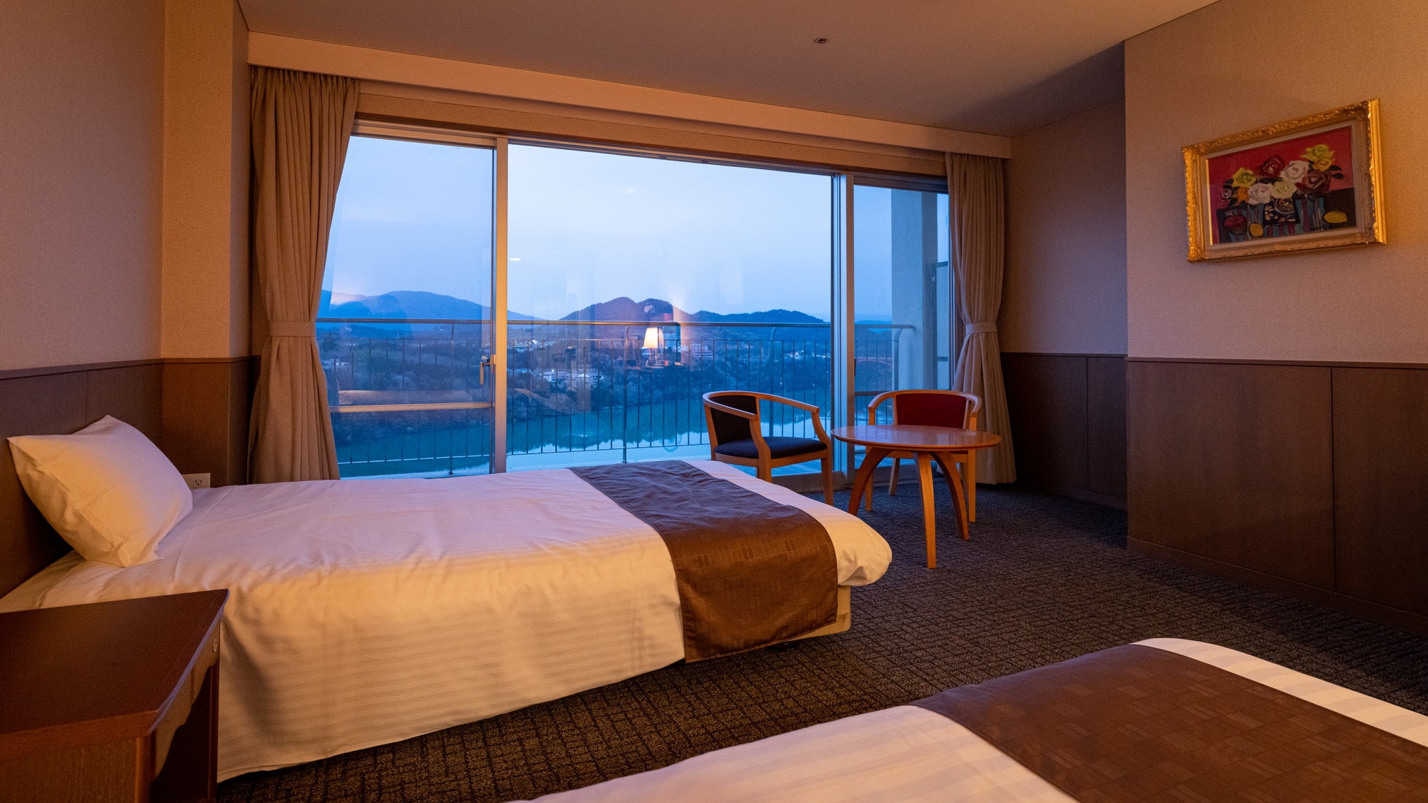 Kamar twin standar bergaya Barat◆Kamar twin dengan dua tempat tidur