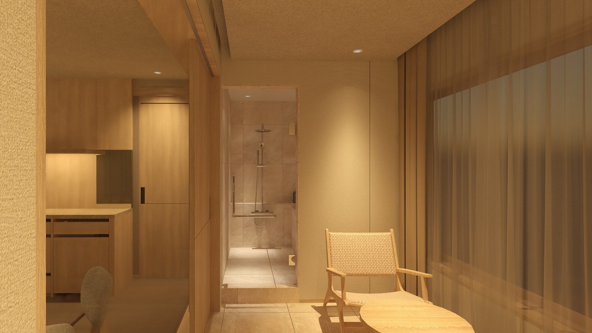 Renovated in August 2025! [With indoor golden spring bath] Japanese-Western style room *Image