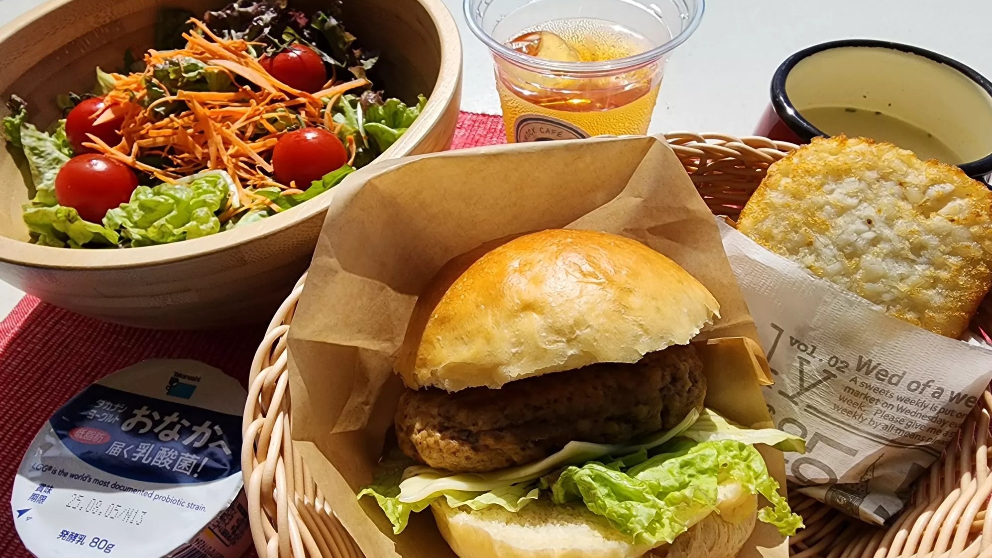 글램핑 아침 식사