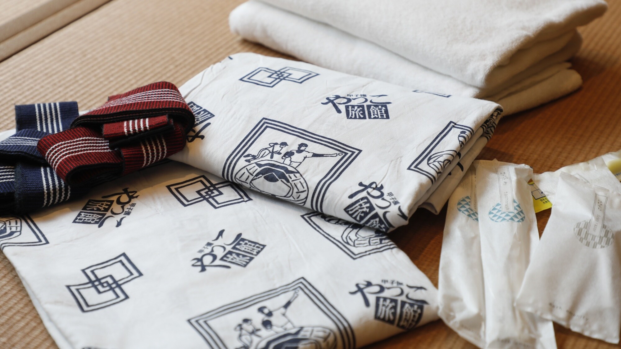 [Contoh fasilitas] Jubah yukata merupakan pakaian asli Yakko Ryokan. Silakan menikmati pemandian air panasnya.