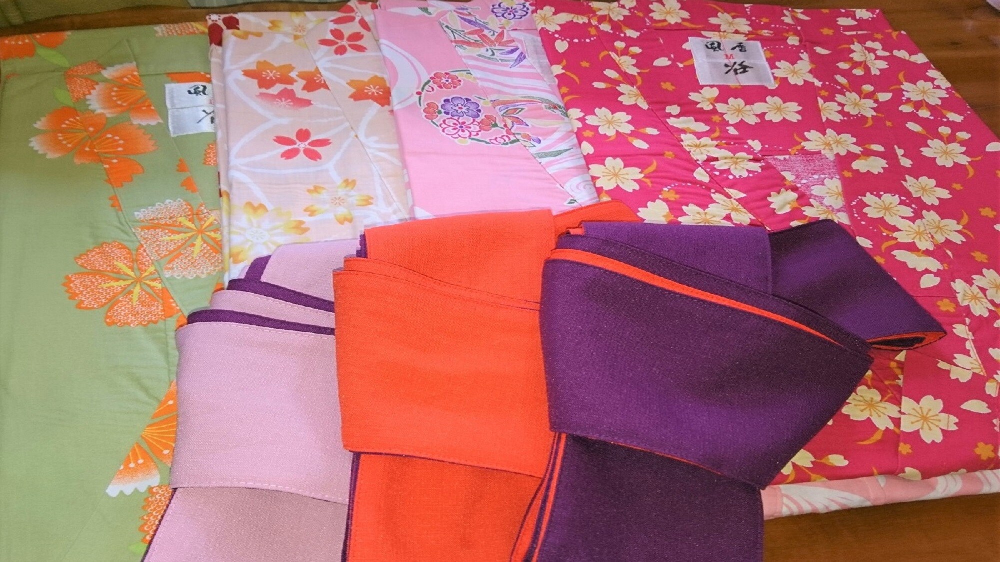 【租借】彩色浴衣（女性專用）