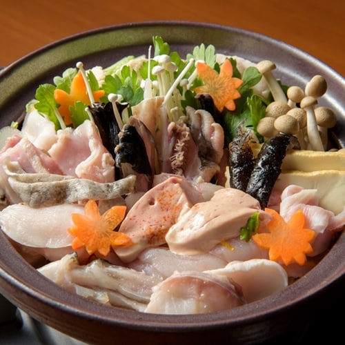 Anko Nabe, a traditional hot pot with a light and light taste