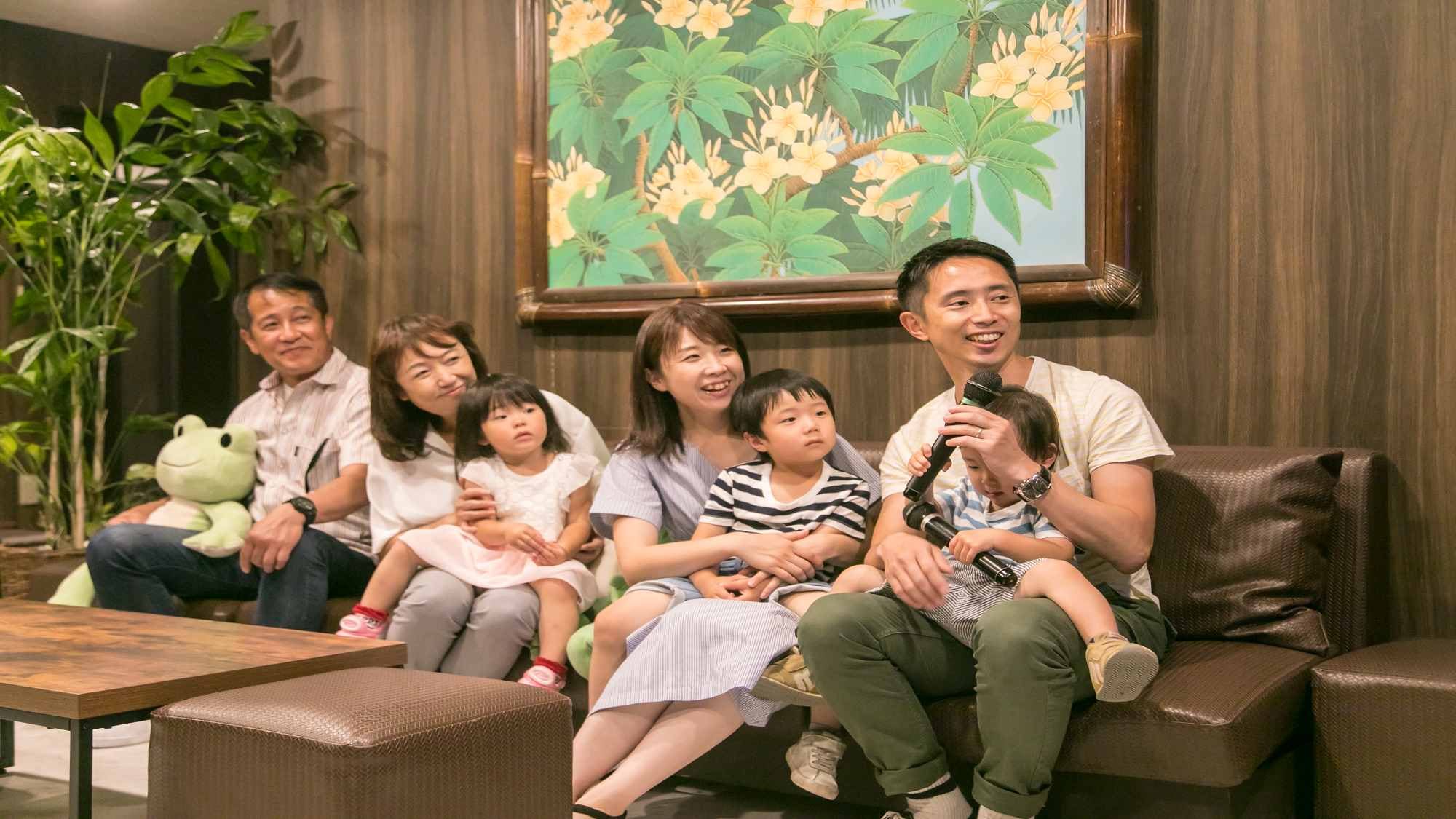 3代人都可以享受的卡拉OK室