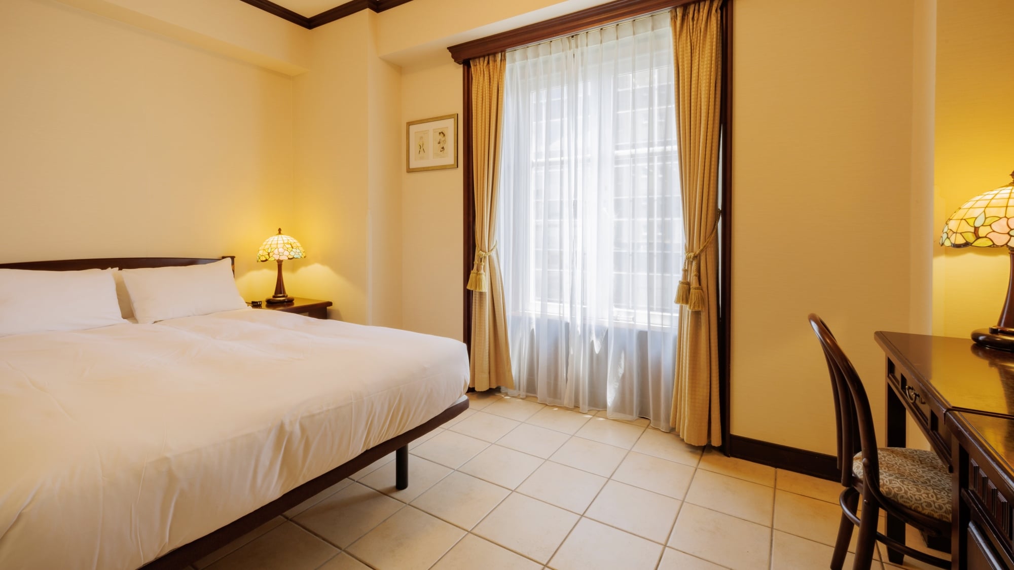 [Semi-double room] (Terracotta tiles)