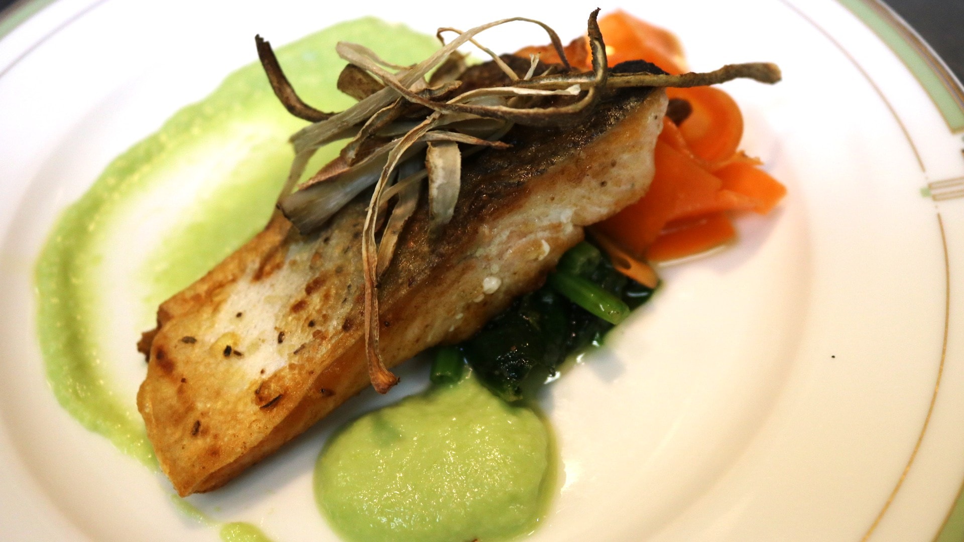 Grilled cherry salmon