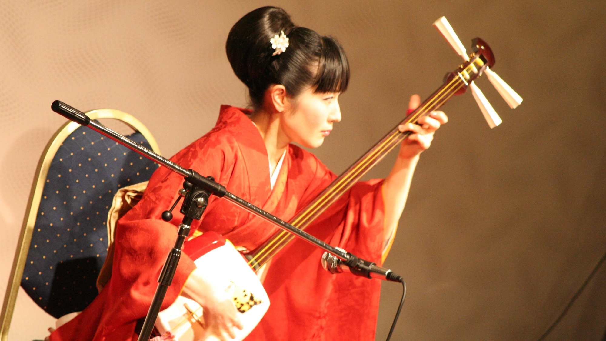 Shamisen performance
