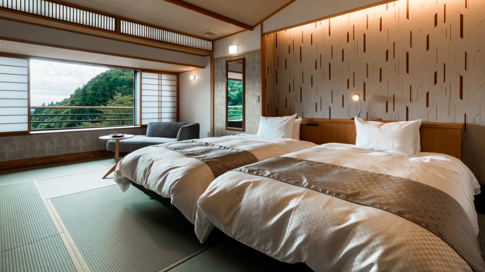 【일본 모던 트윈★배리어 프리 객실】