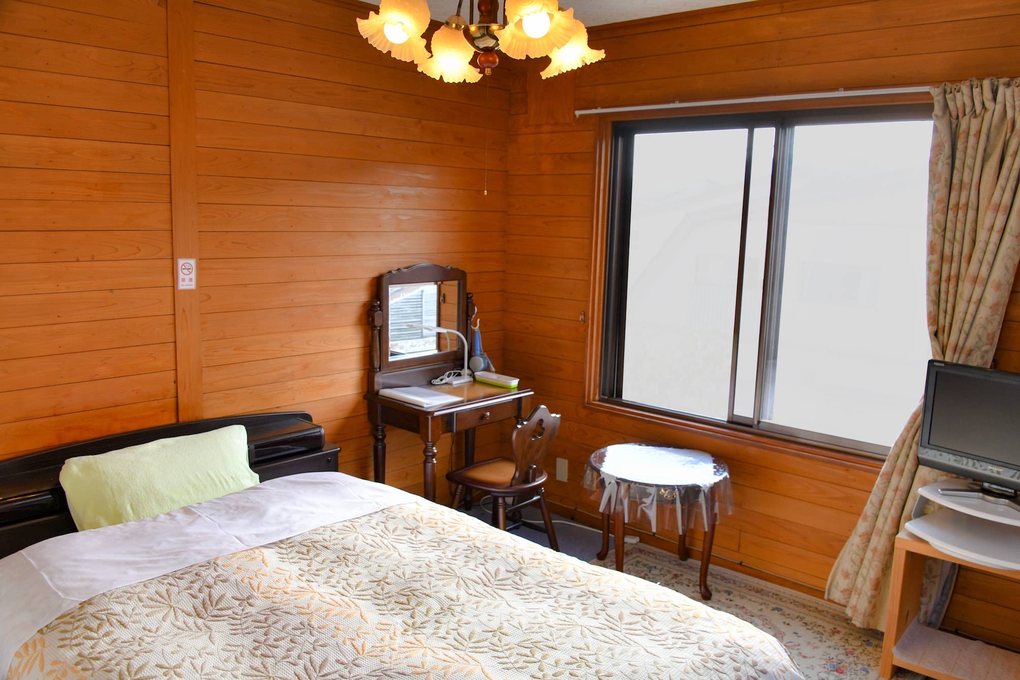 2F Non-smoking double room, Western-style room 7 tatami mats, Room 1