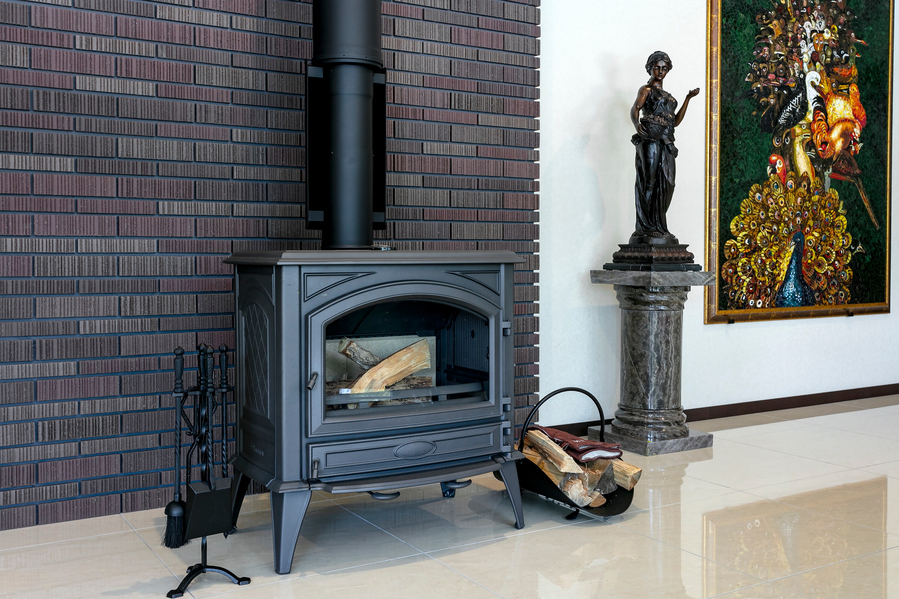 Wood stove B-type