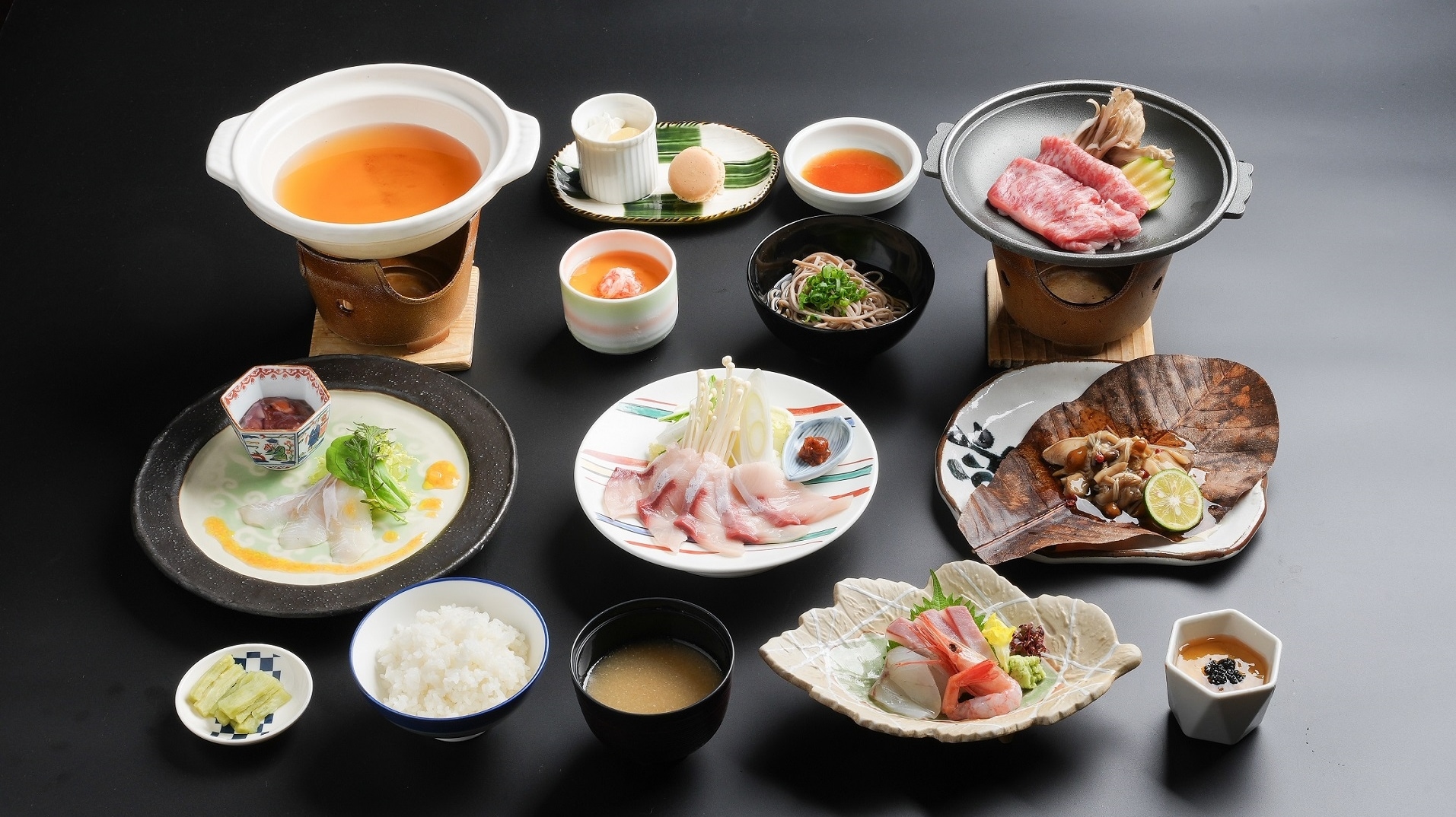 An example of a banquet dinner