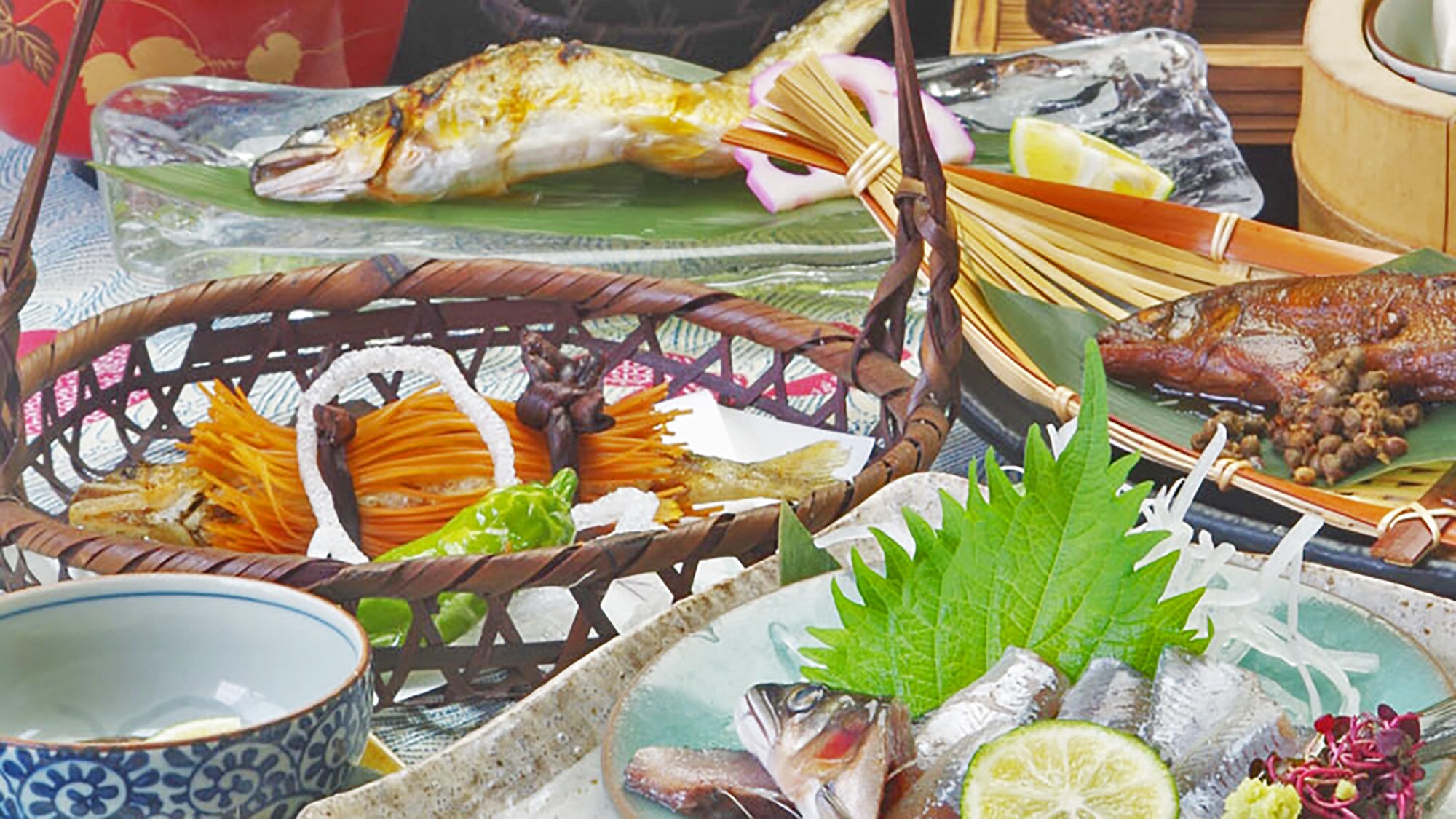 *[Natural Ayu Full Course "Hinoki"]