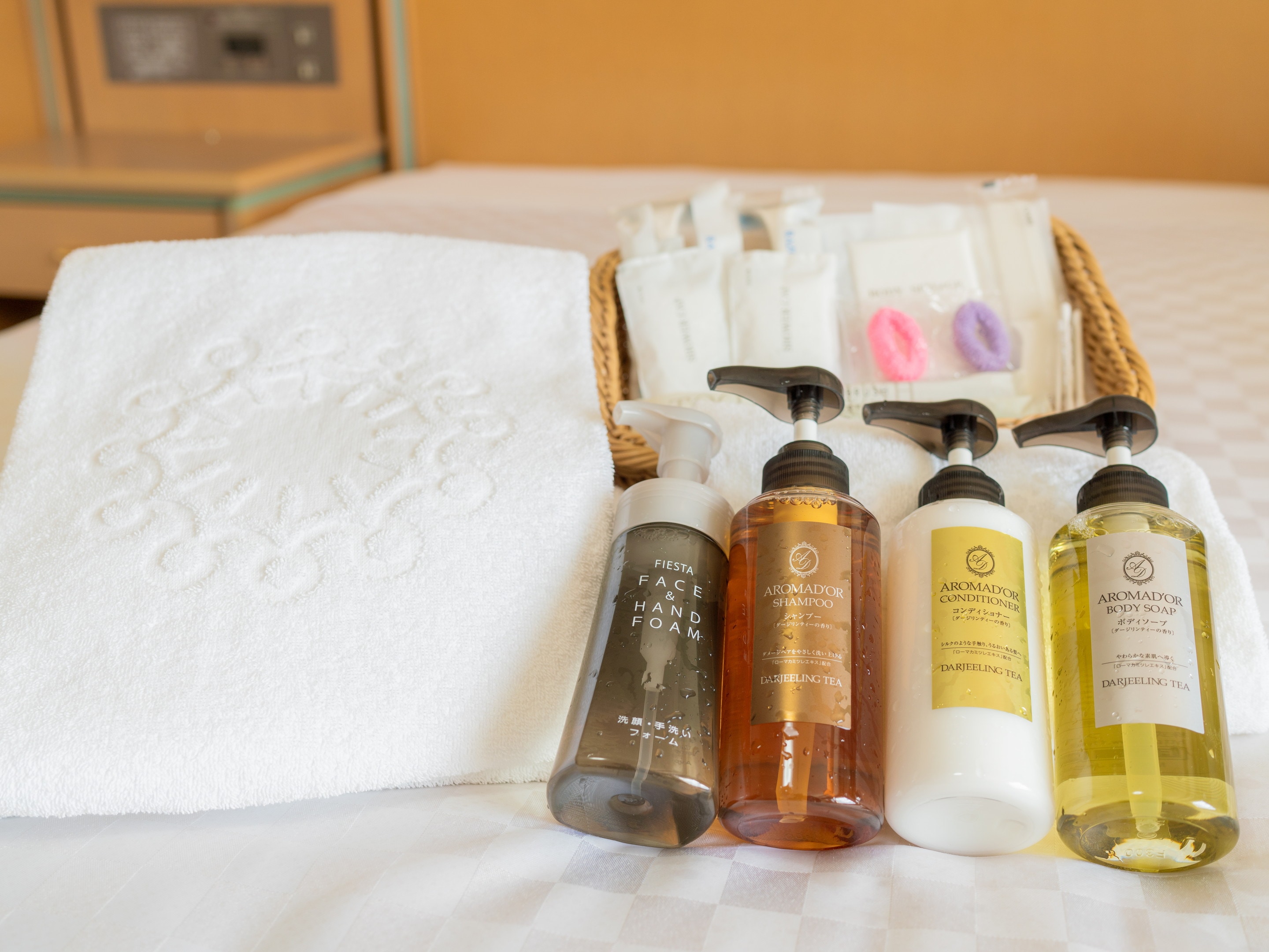 "AROMAD & # 39; OR" bath amenities with a pleasant scent of Darjeeling tea and other goods that make women happy ♪